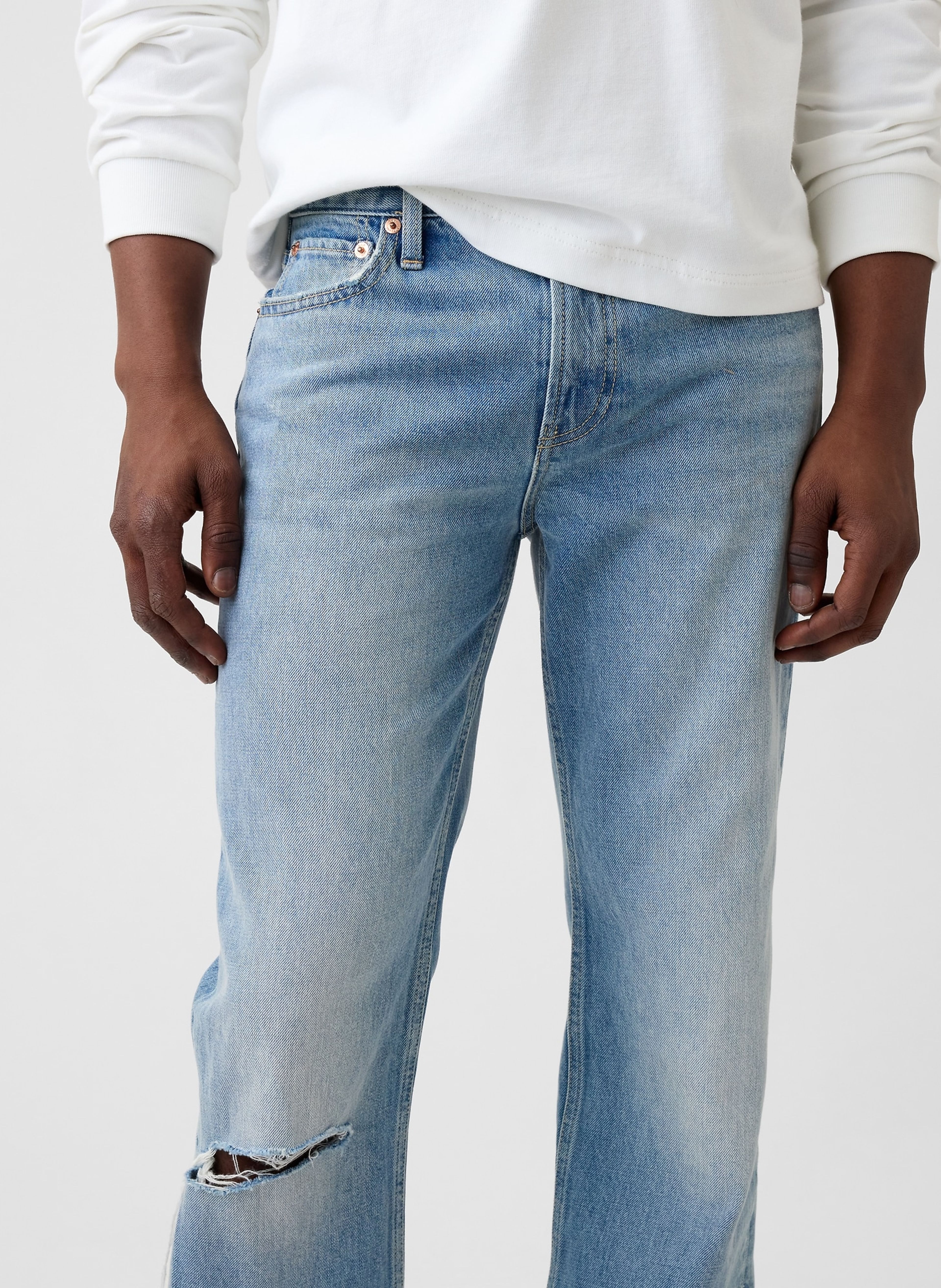 Relaxed Straight Jeans - 006