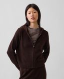 Strick-Sweatshirt CashSoft-Braun - 002