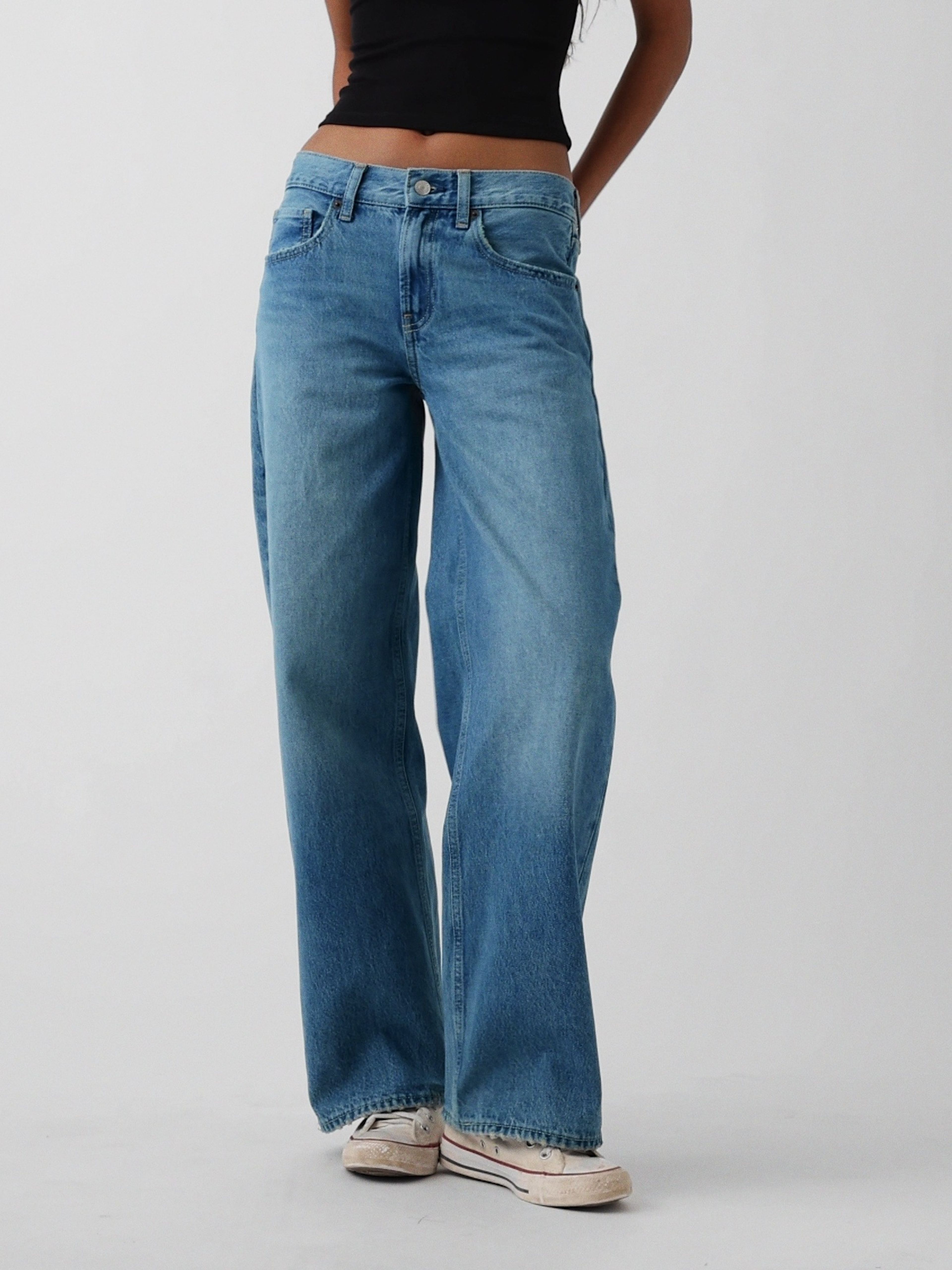 Jeansy The Hailey Low Rise Loose - 009