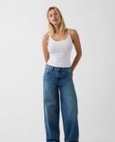 Jean The Hailey Extra Baggy-Bleu - 001