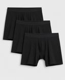 3-pack basic boxershorts-Zwart - 001