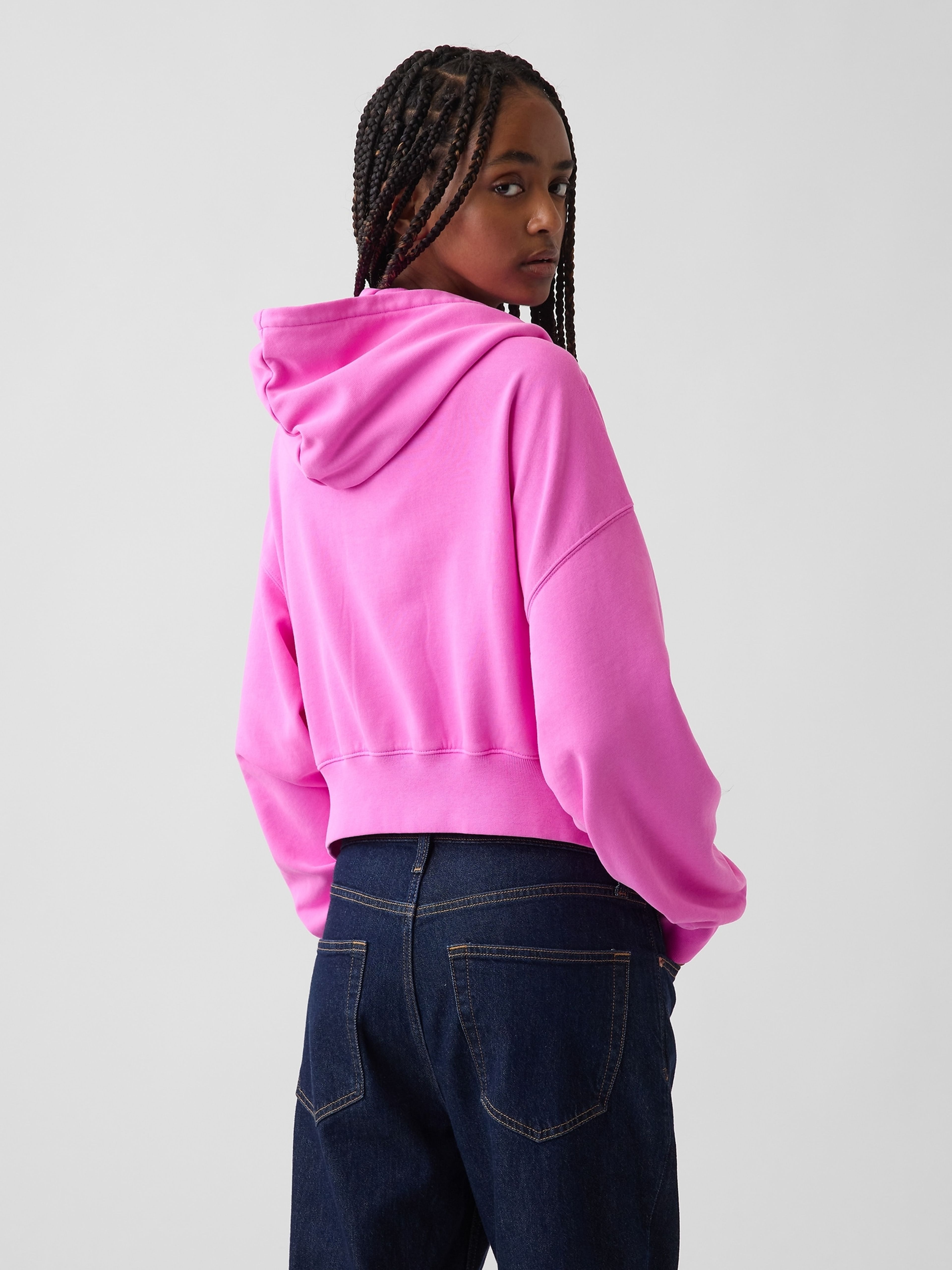 Oversize sweatshirt VintageSoft met logo - 003