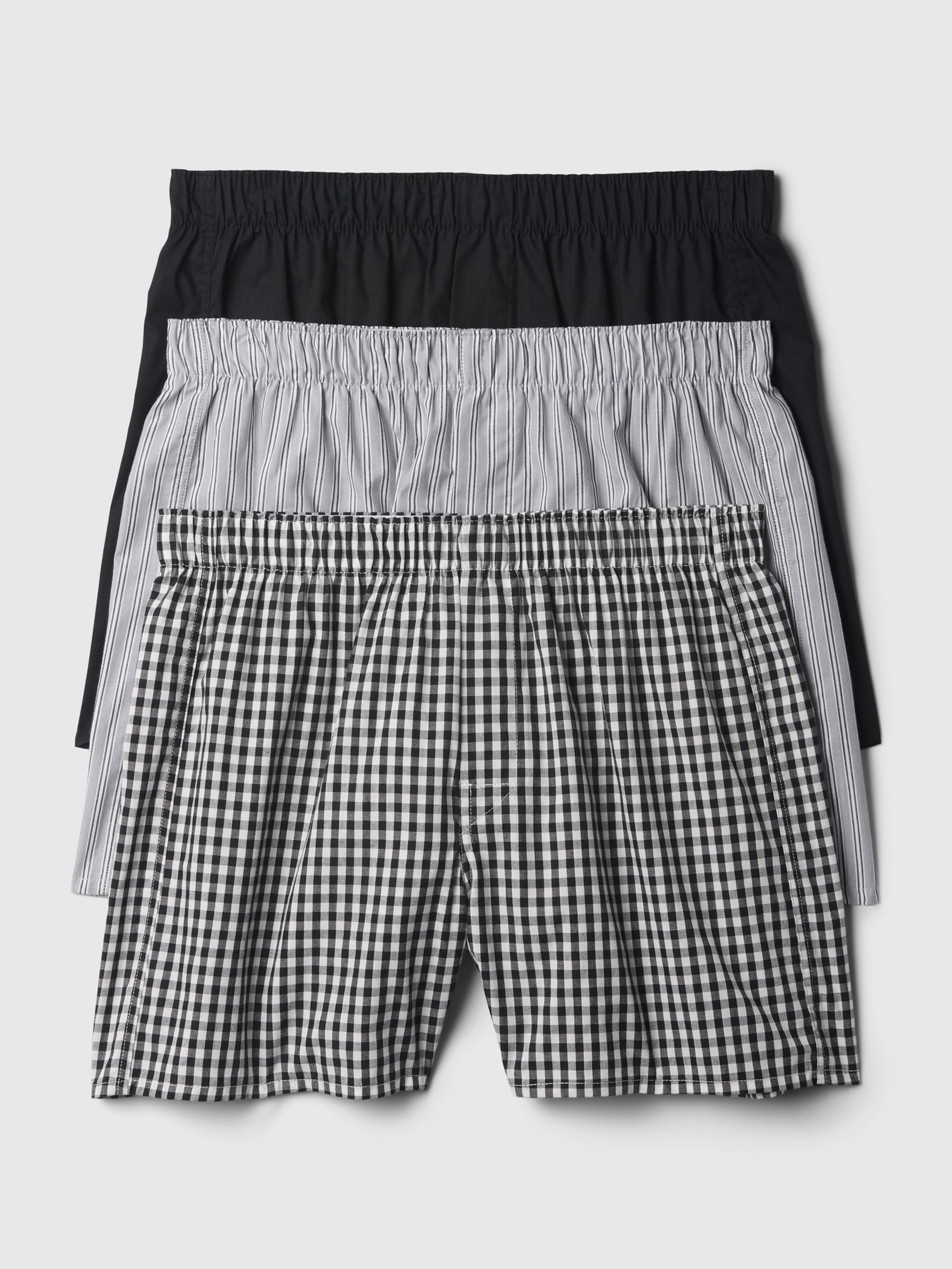 Baumwoll Shorts, 3 Stk