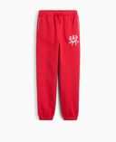 Pantaloni de trening pentru copii cu logo-Roșie - 003