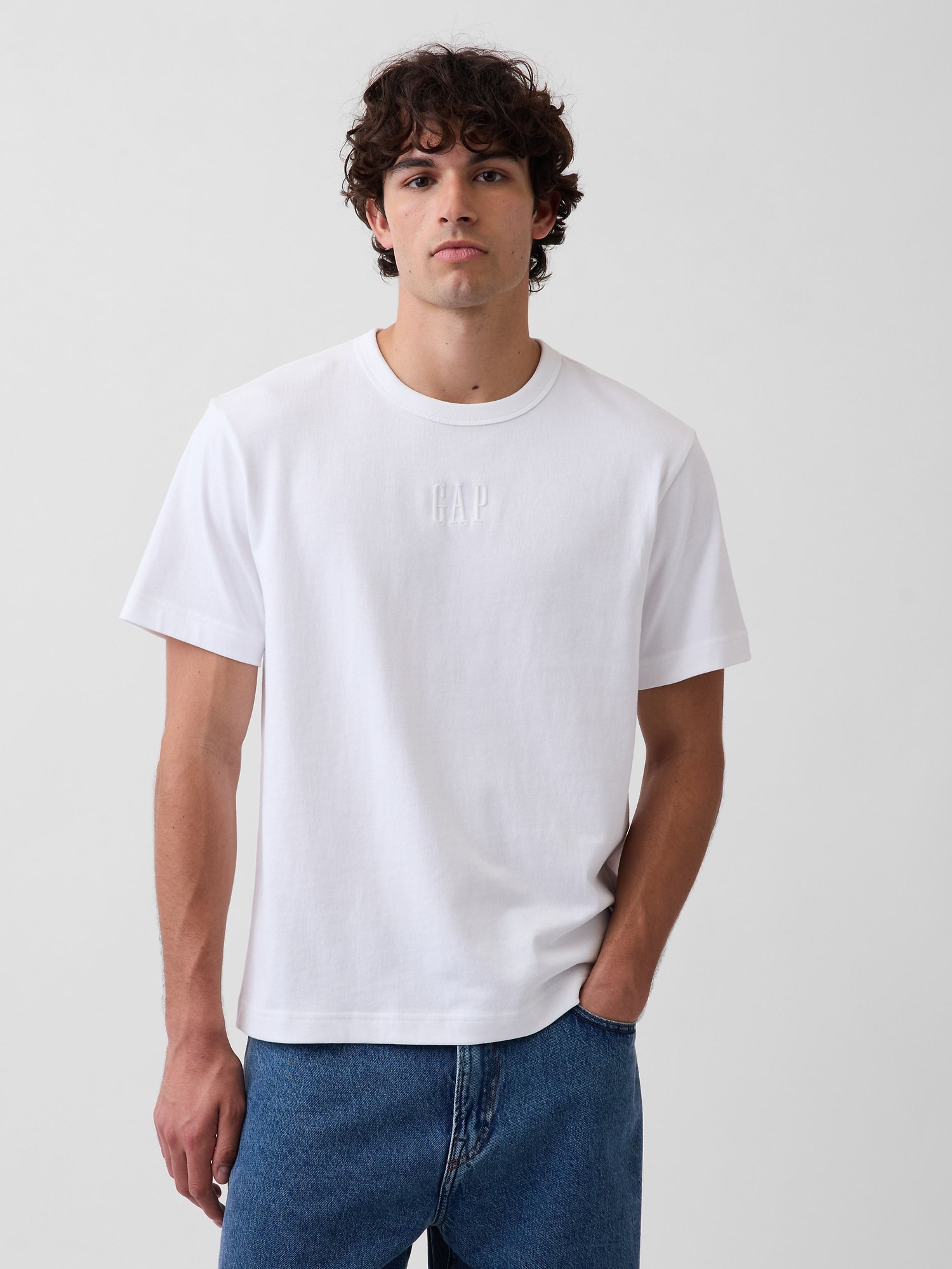 T-shirt Heavyweight con logo unisex