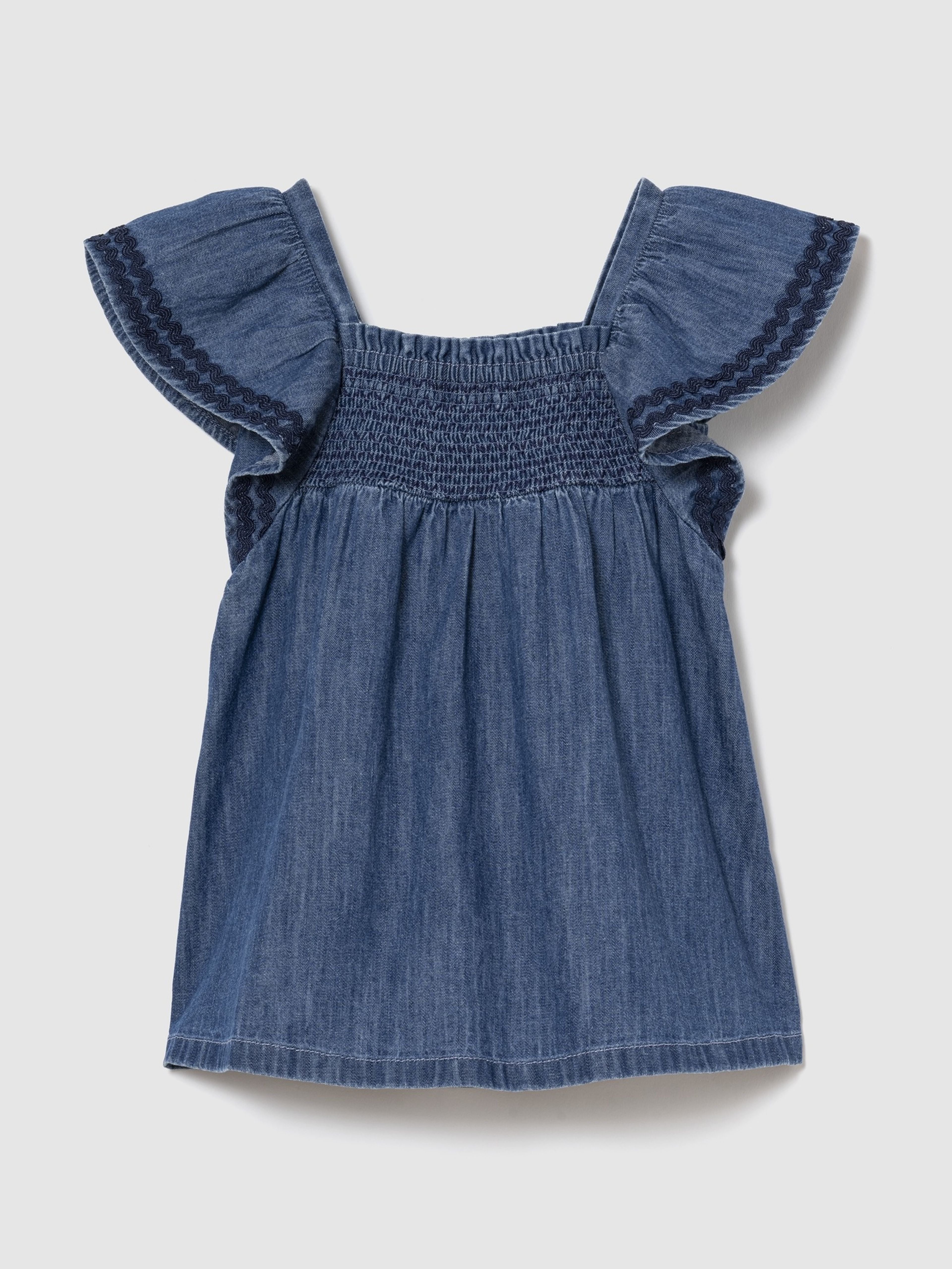 Baby denim jurk