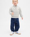 Baby jeansy Pull-On Barrel unisex-Granatowy - 001