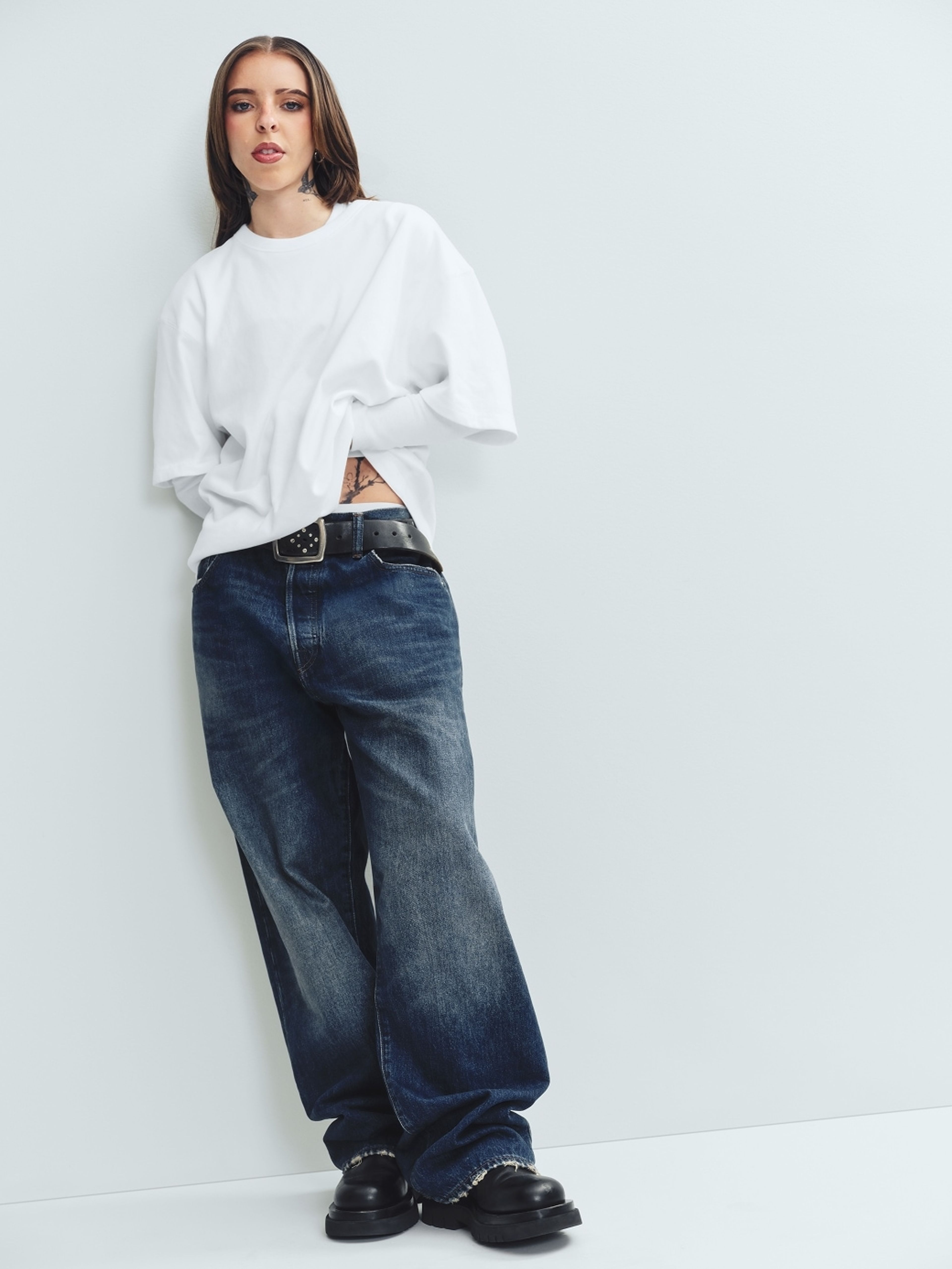 Džínsy Unisex Loose 90s Organic