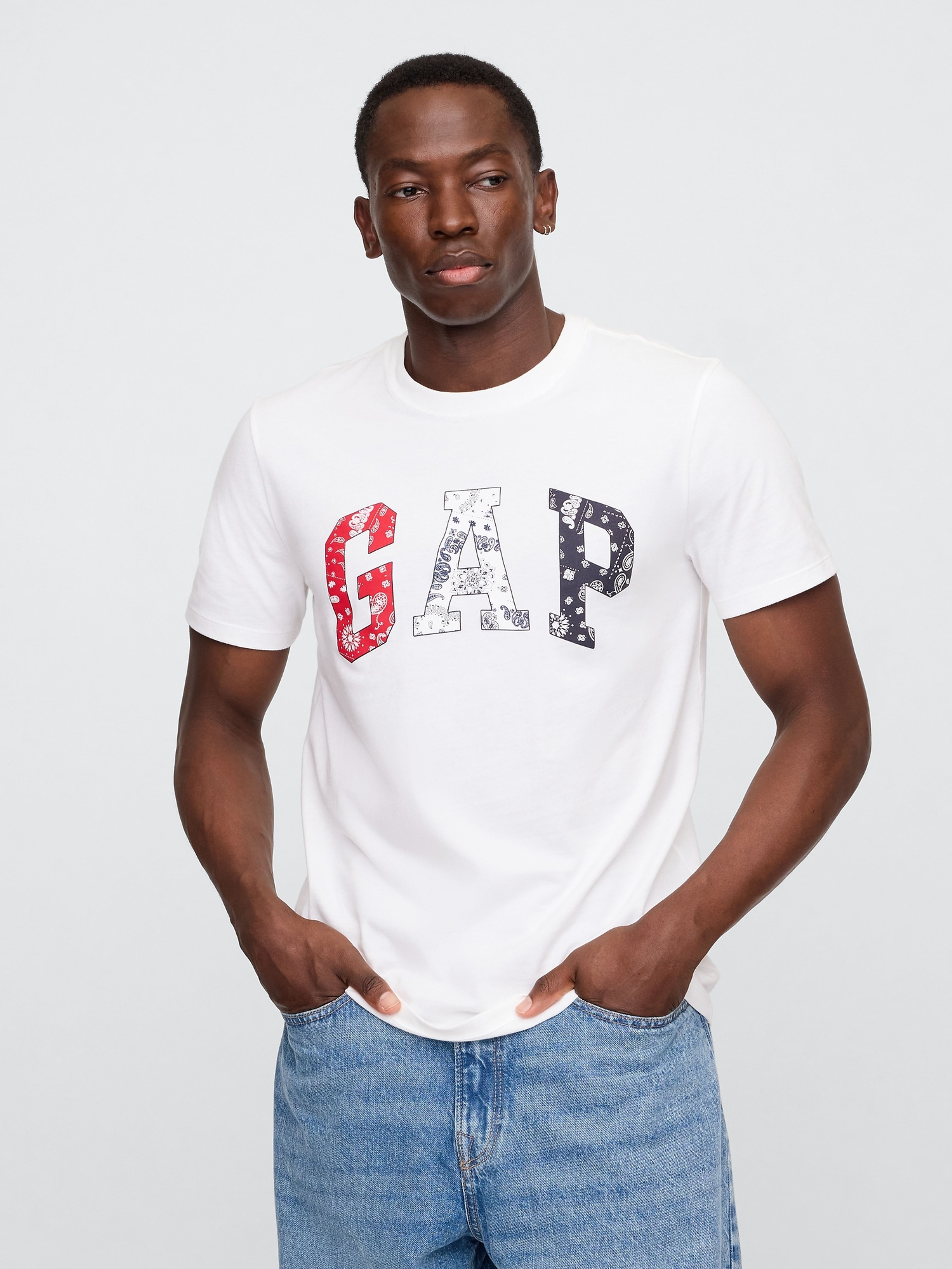 Herren-T-Shirt mit Logo Everyday Soft Americana