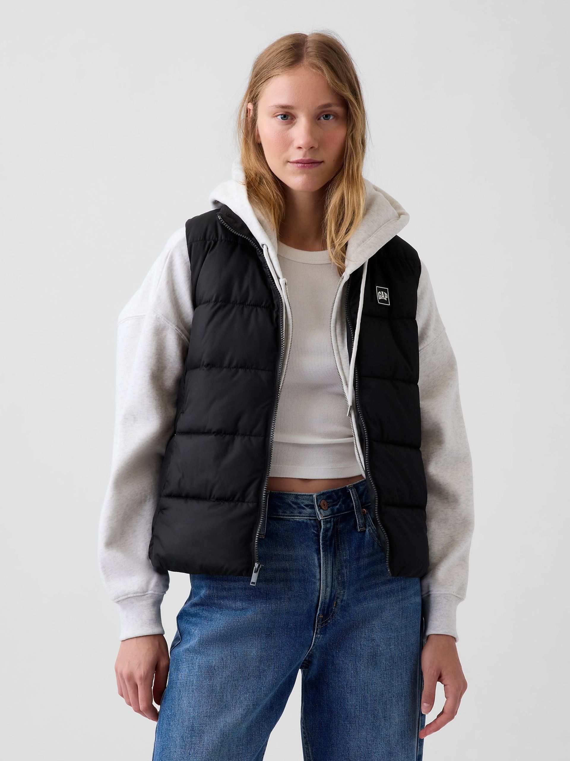 Chaleco acolchado con logo - 001