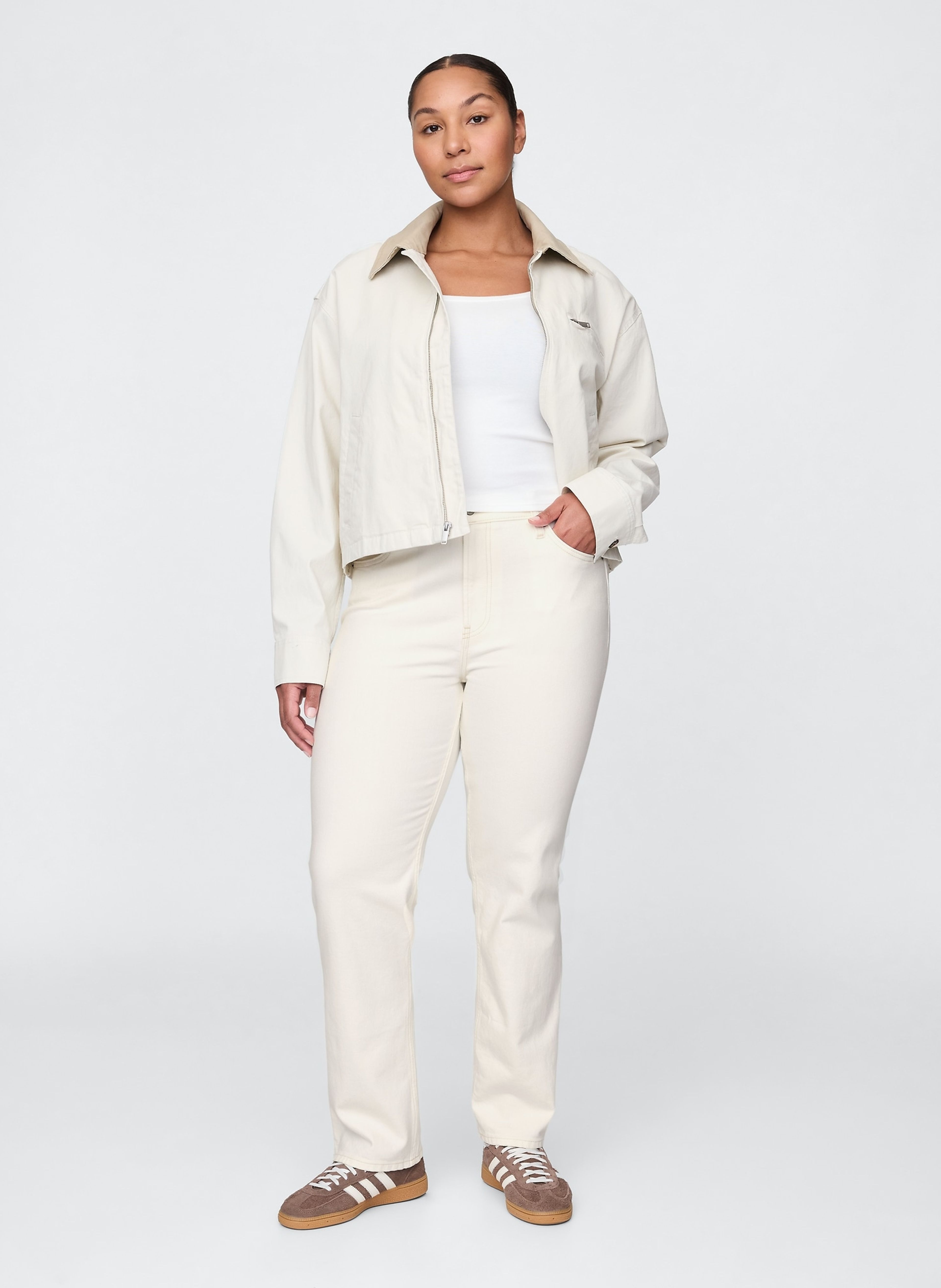 High Rise 90s Straight Jeans - 006