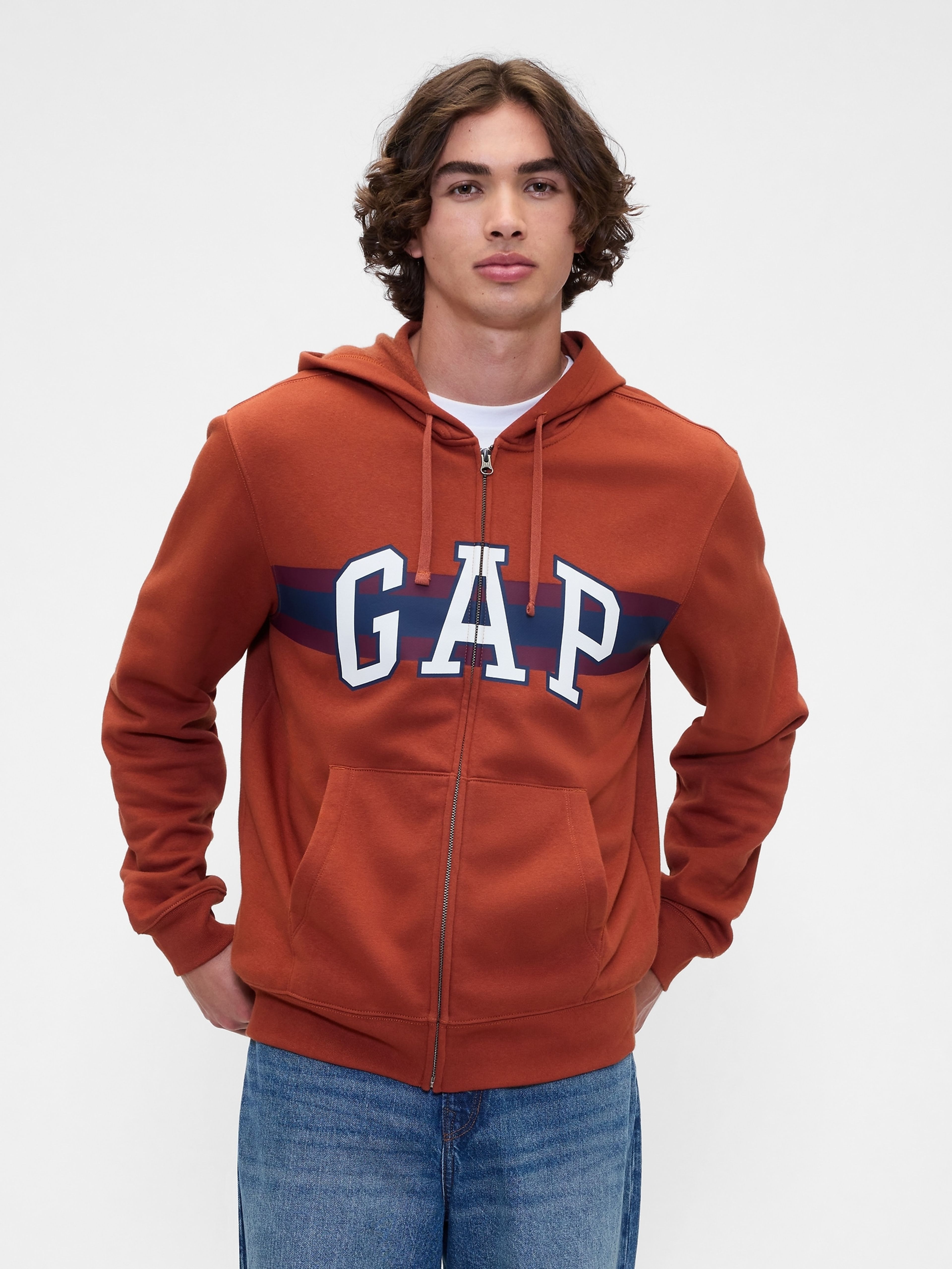Bluza na zamek z logo