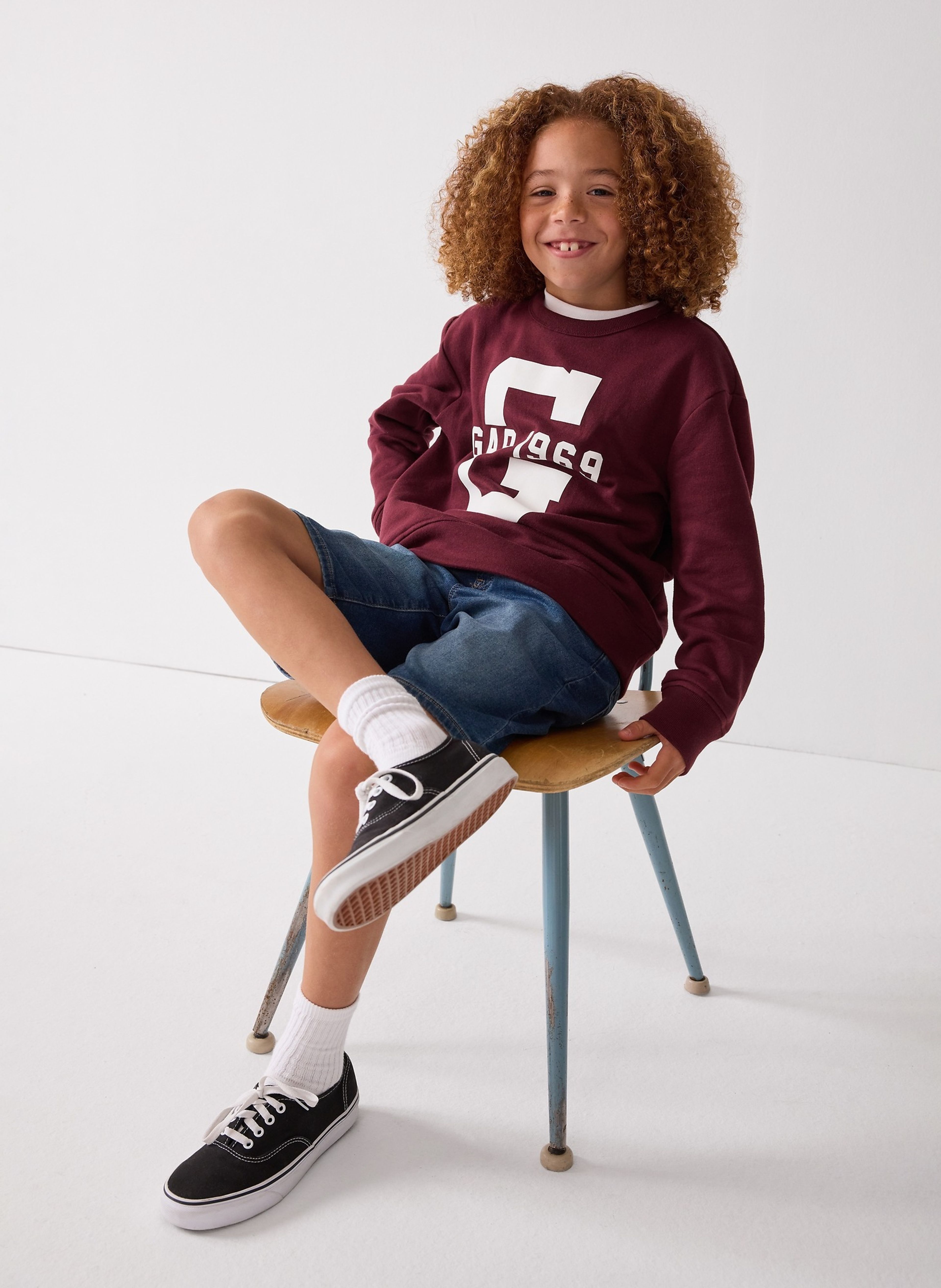 Kinder sweatshirt met logo - 004