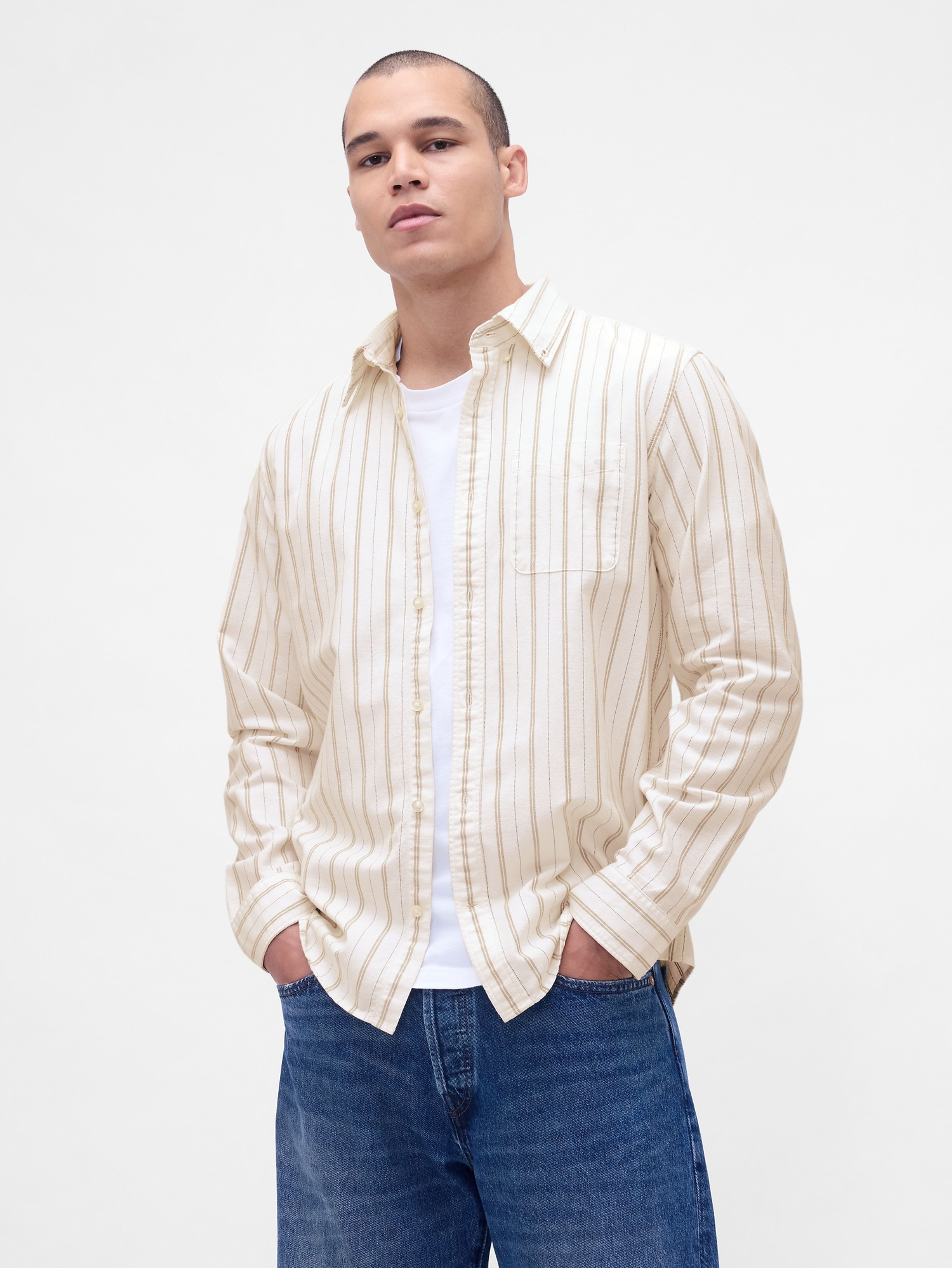 Herren-Hemd Oxford Shirt
