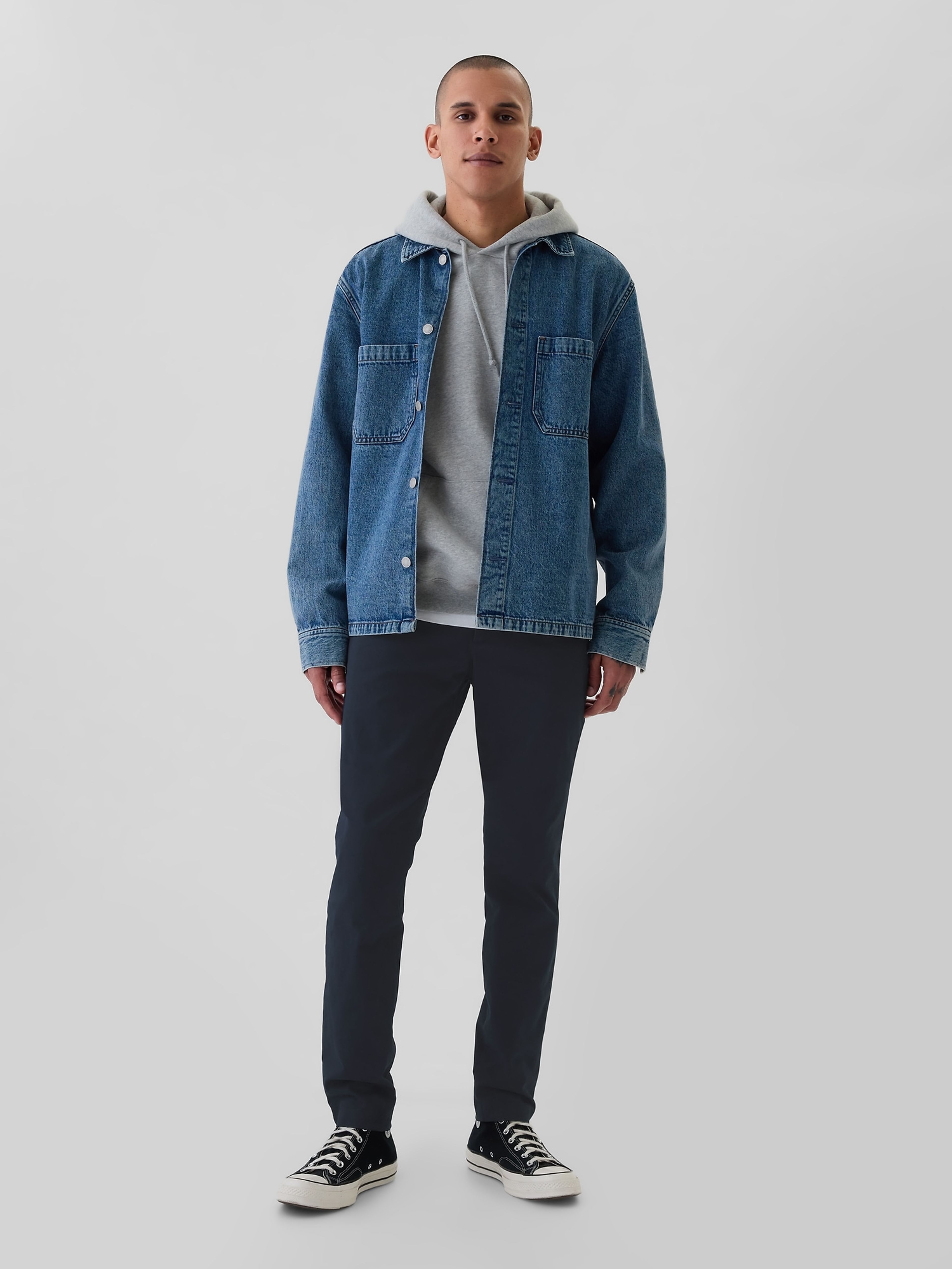 Hose modern khaki in skinny fit GapFlex