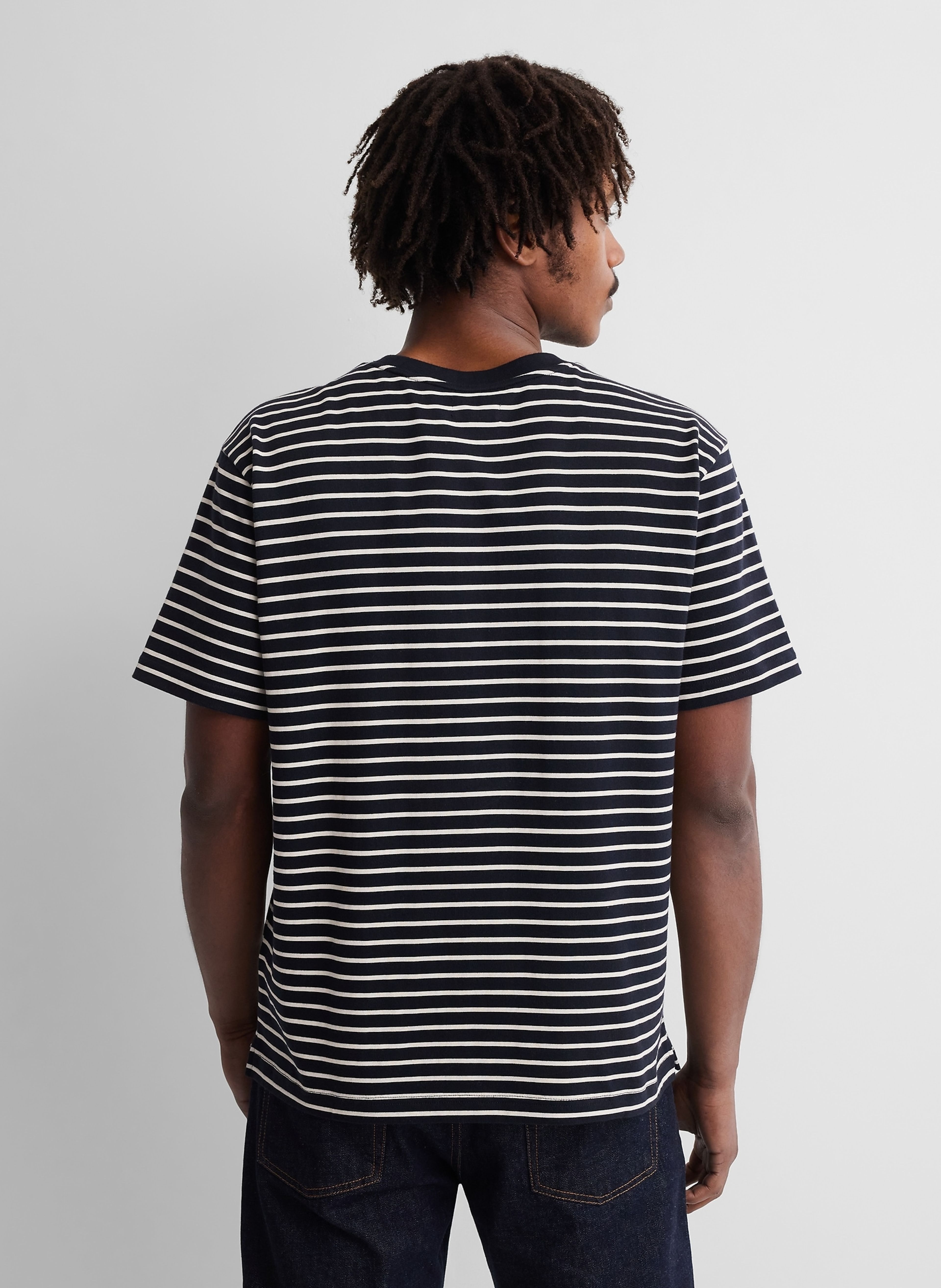 Gestreept T-shirt Gap × A.P.C. unisex met logo - 003
