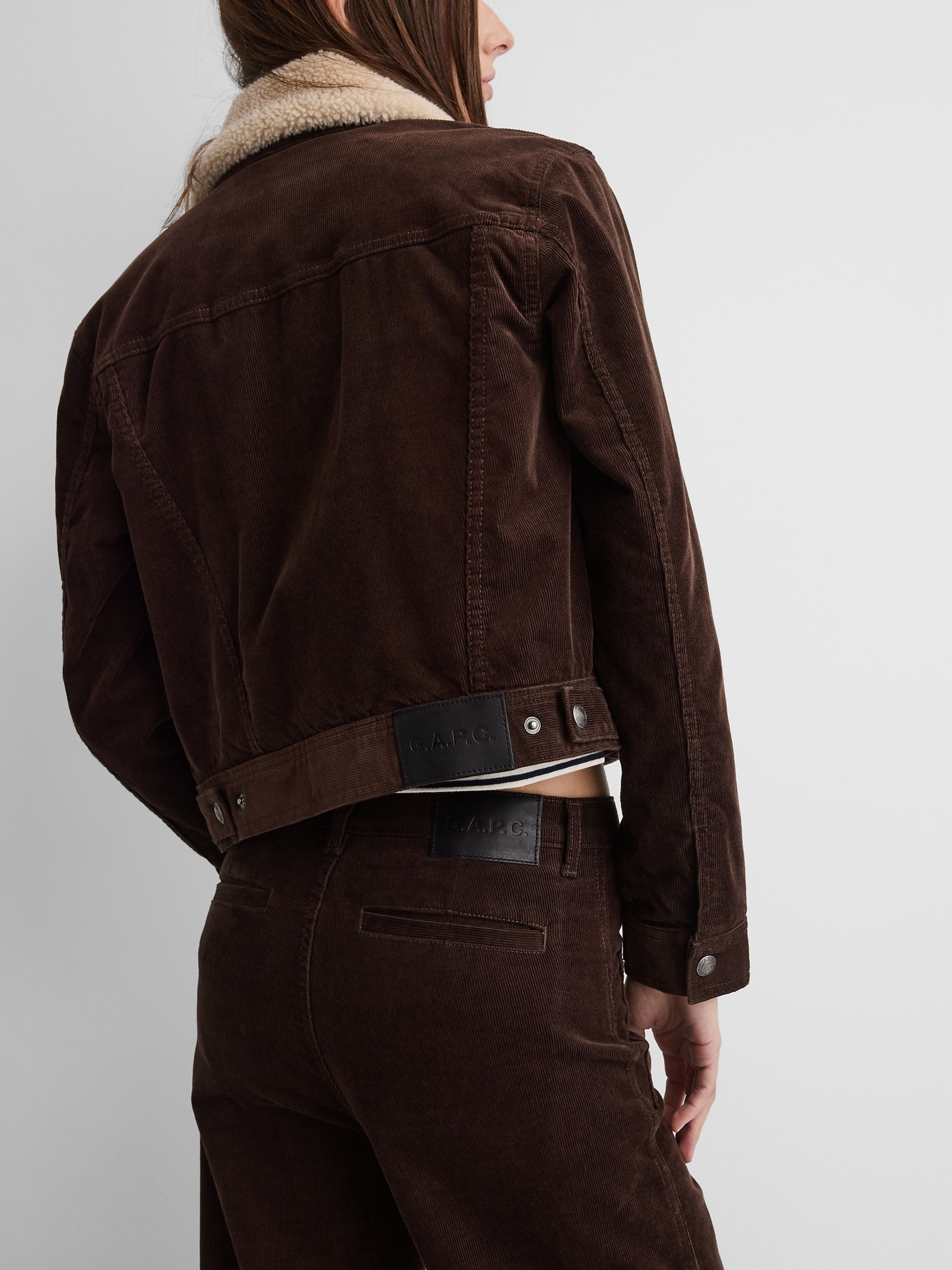 High Rise Stride corduroy broek Gap × A.P.C. - 006