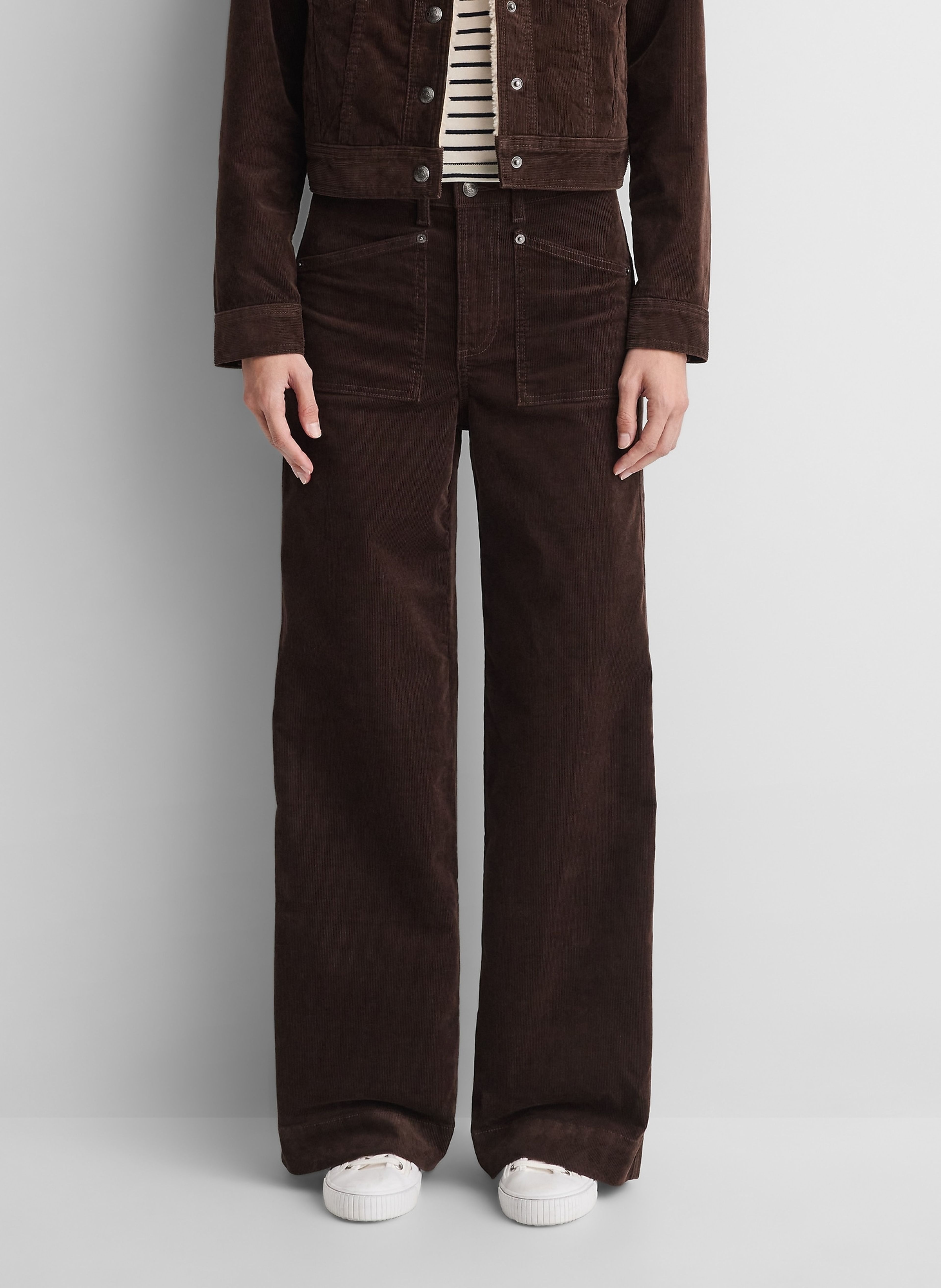 High Rise Stride corduroy broek Gap × A.P.C. - 003