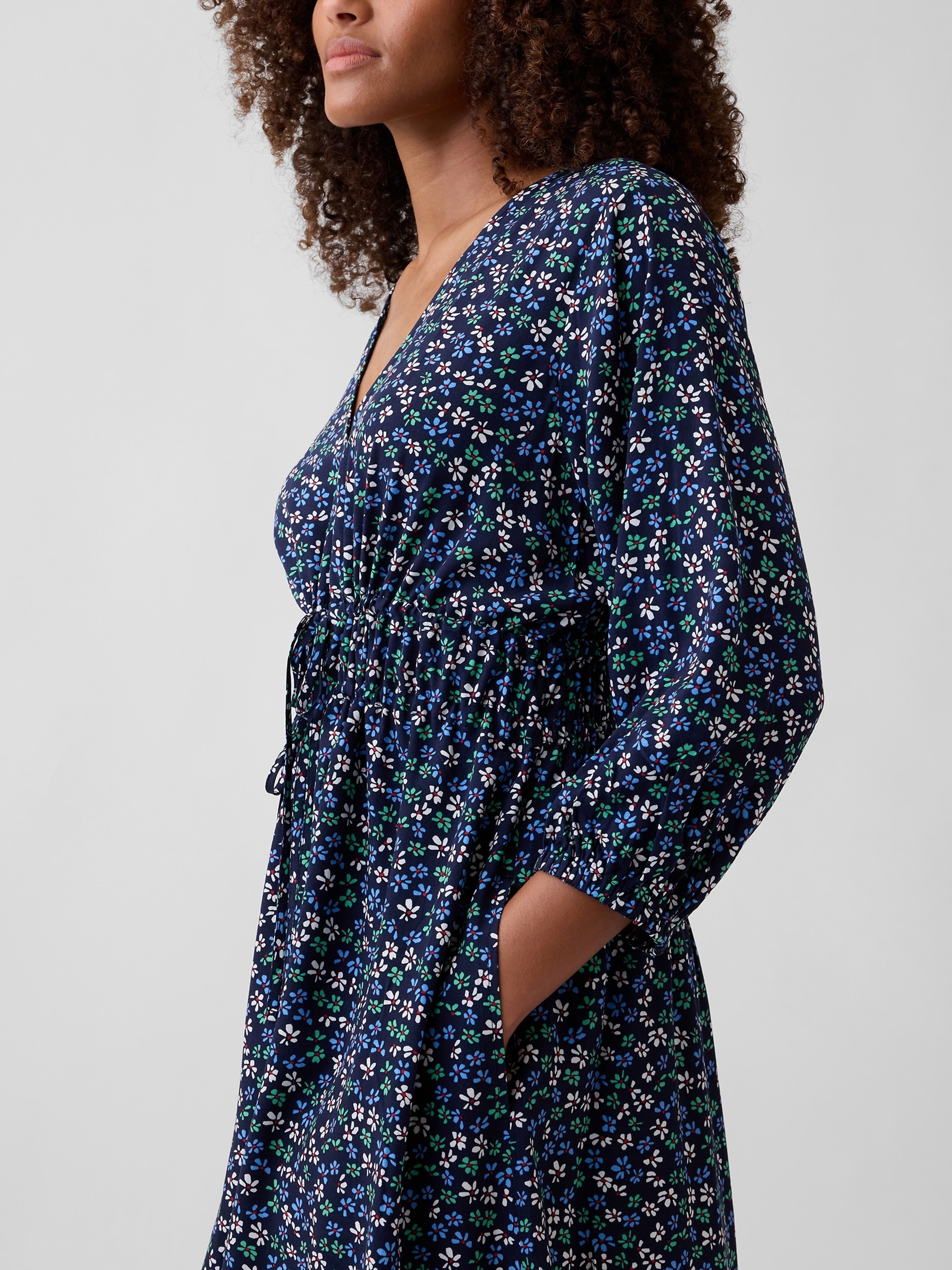 Rochie mini cu buzunare - 003