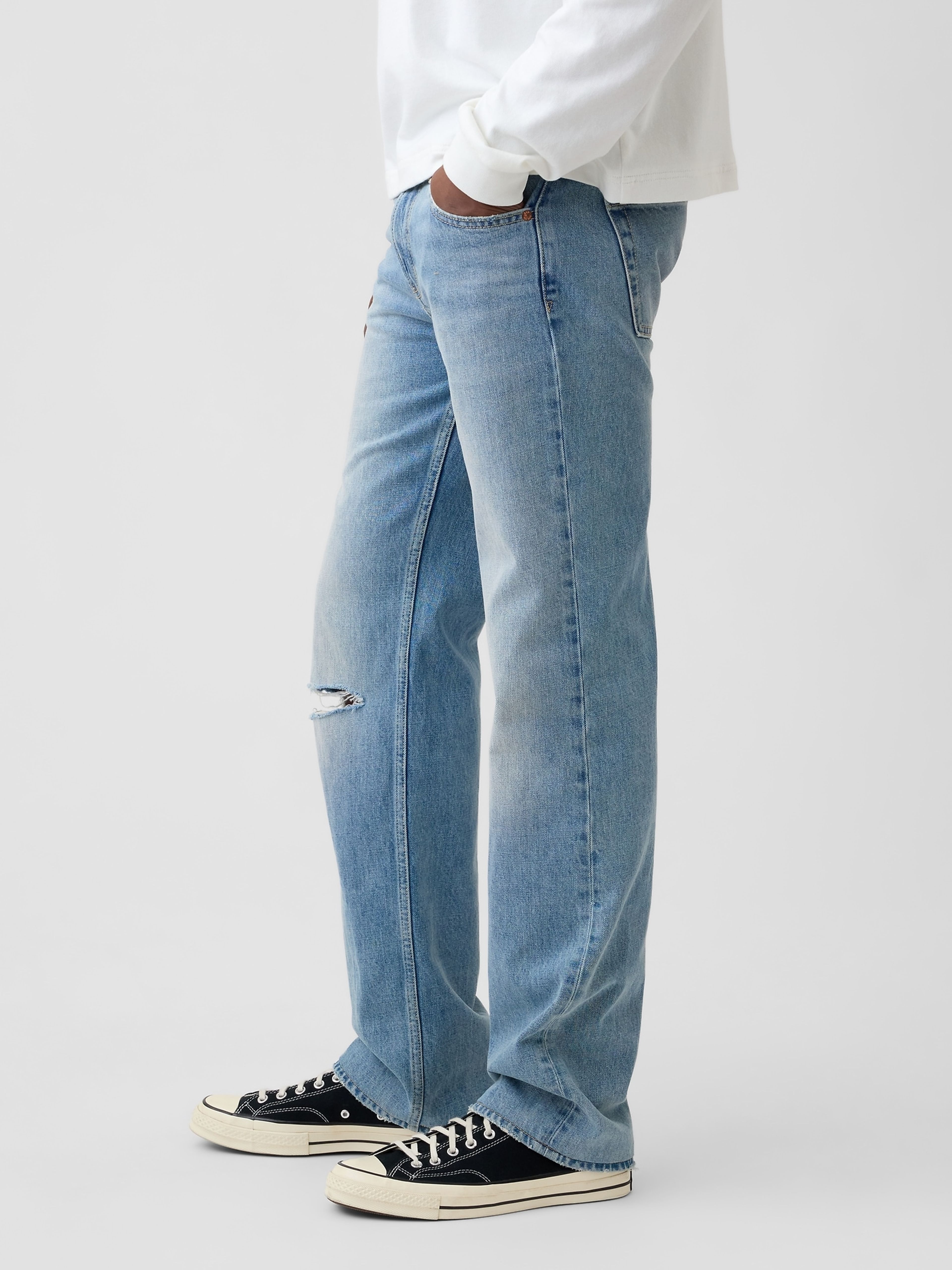 Relaxed Straight Jeans - 003