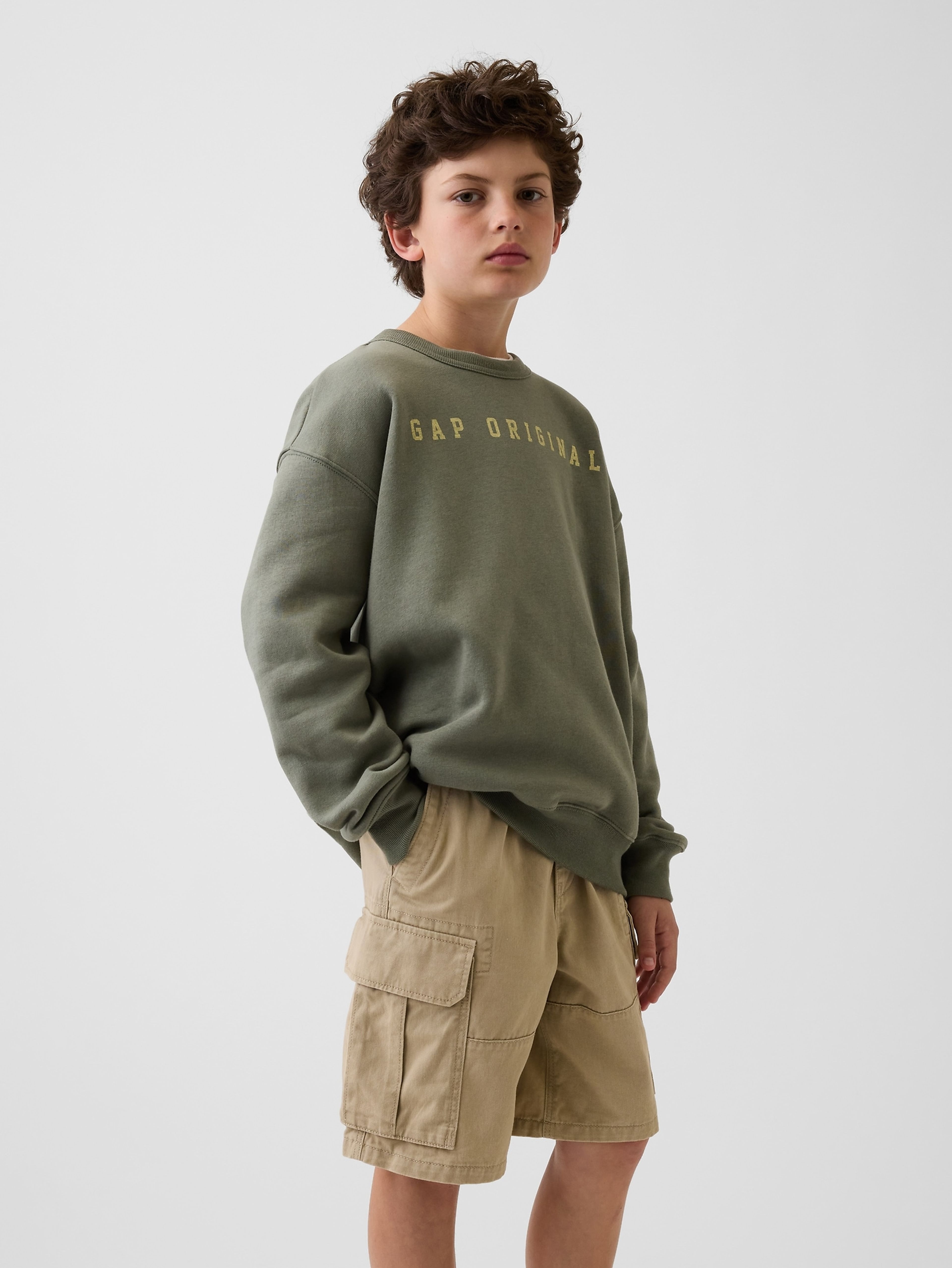 Sudadera infantil con logo