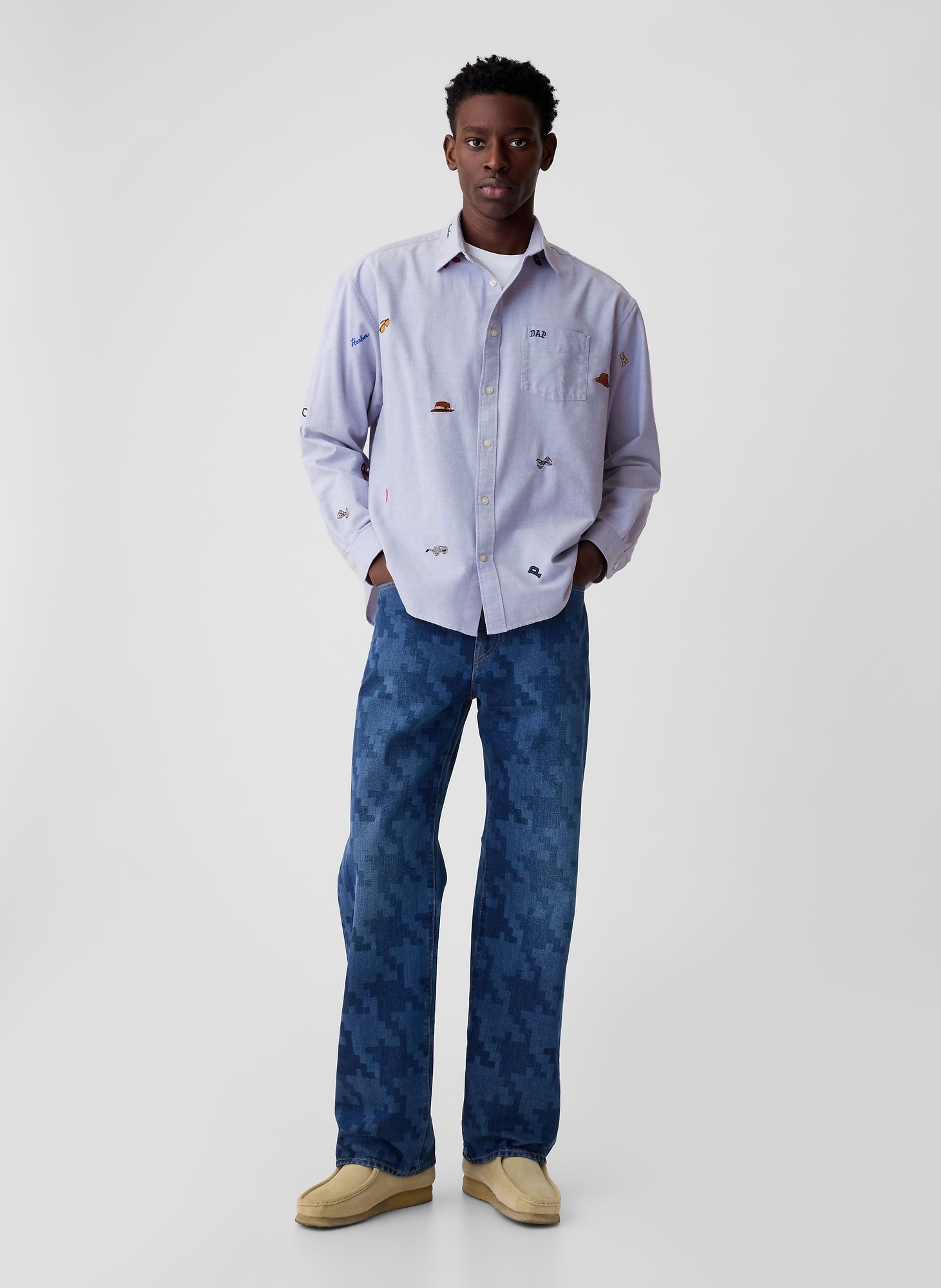 Gap × Dapper Dan Oxford-Hemd - 003