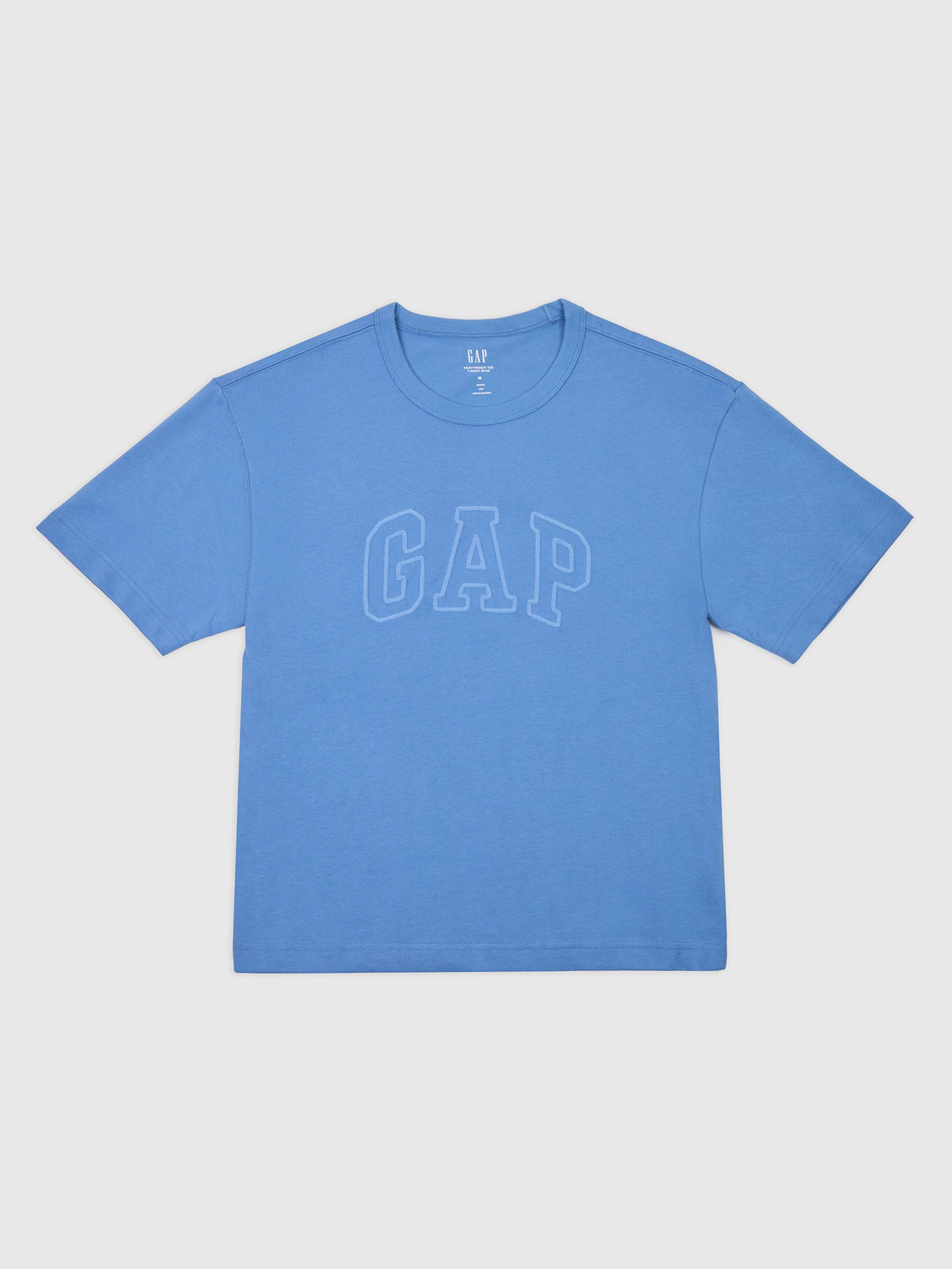 Tricou crop Heavyweight cu logo