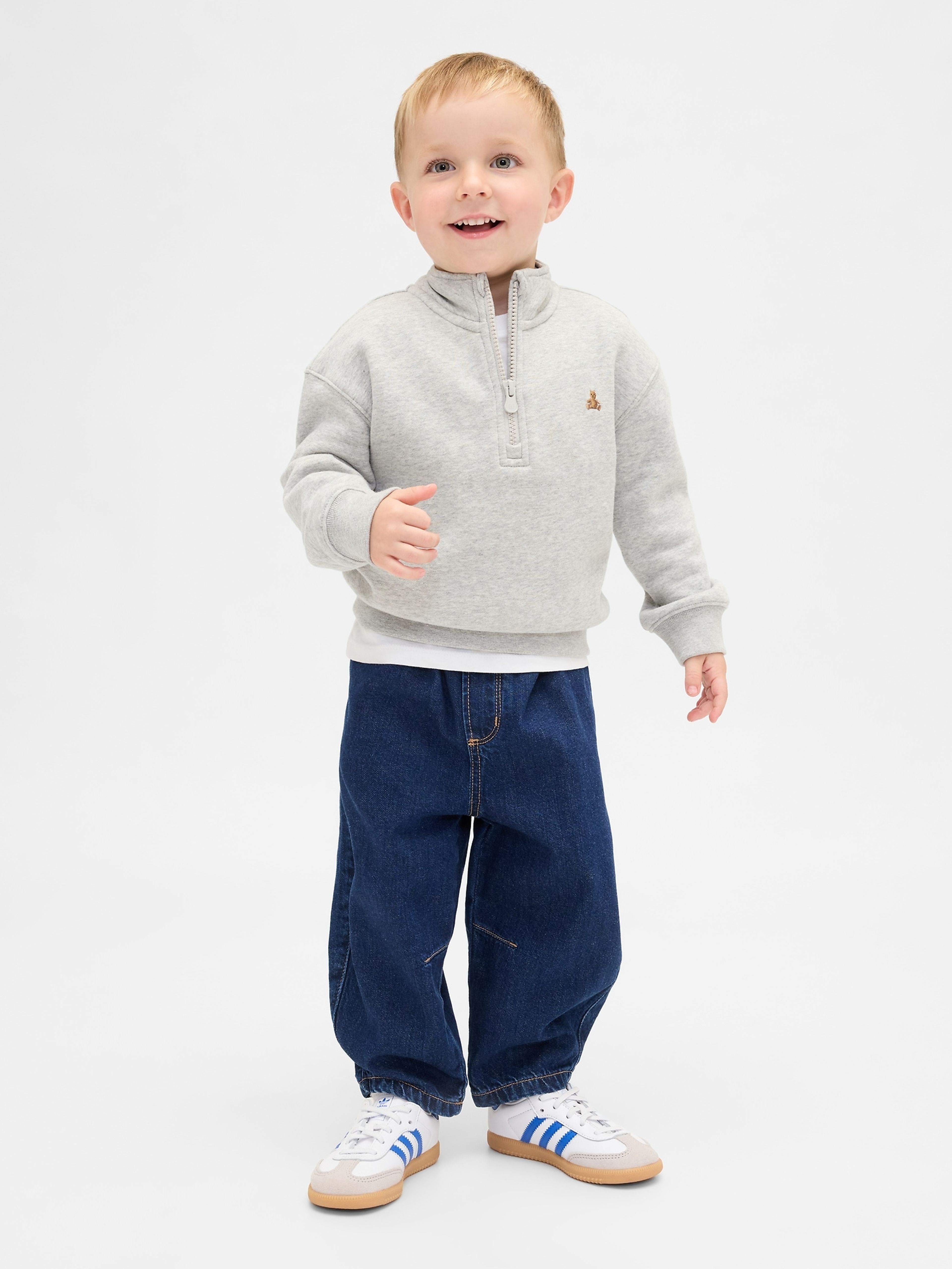 Baby jeansy Pull-On Barrel unisex - 001