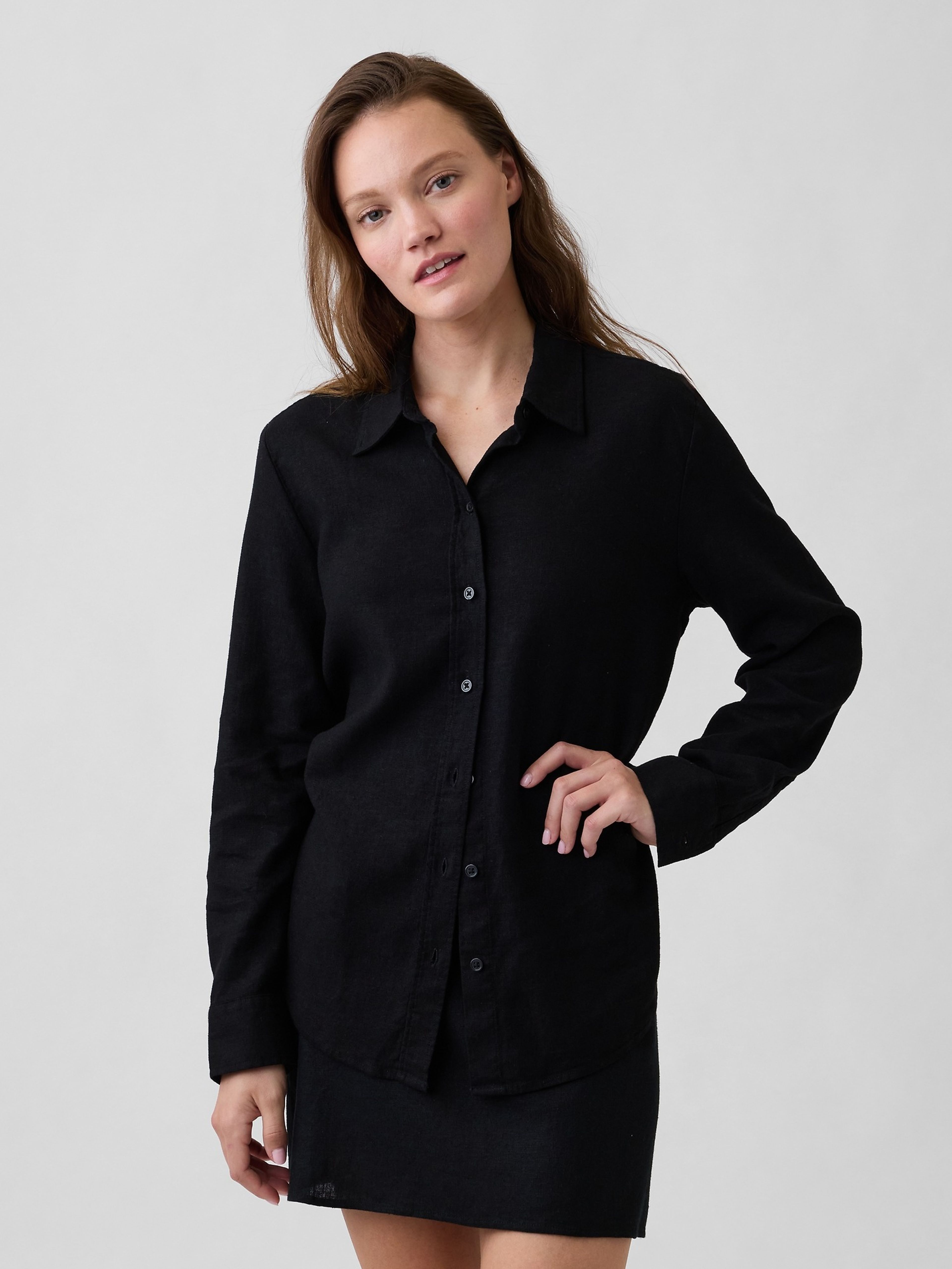 Koszula lniana oversize Easy Shirt