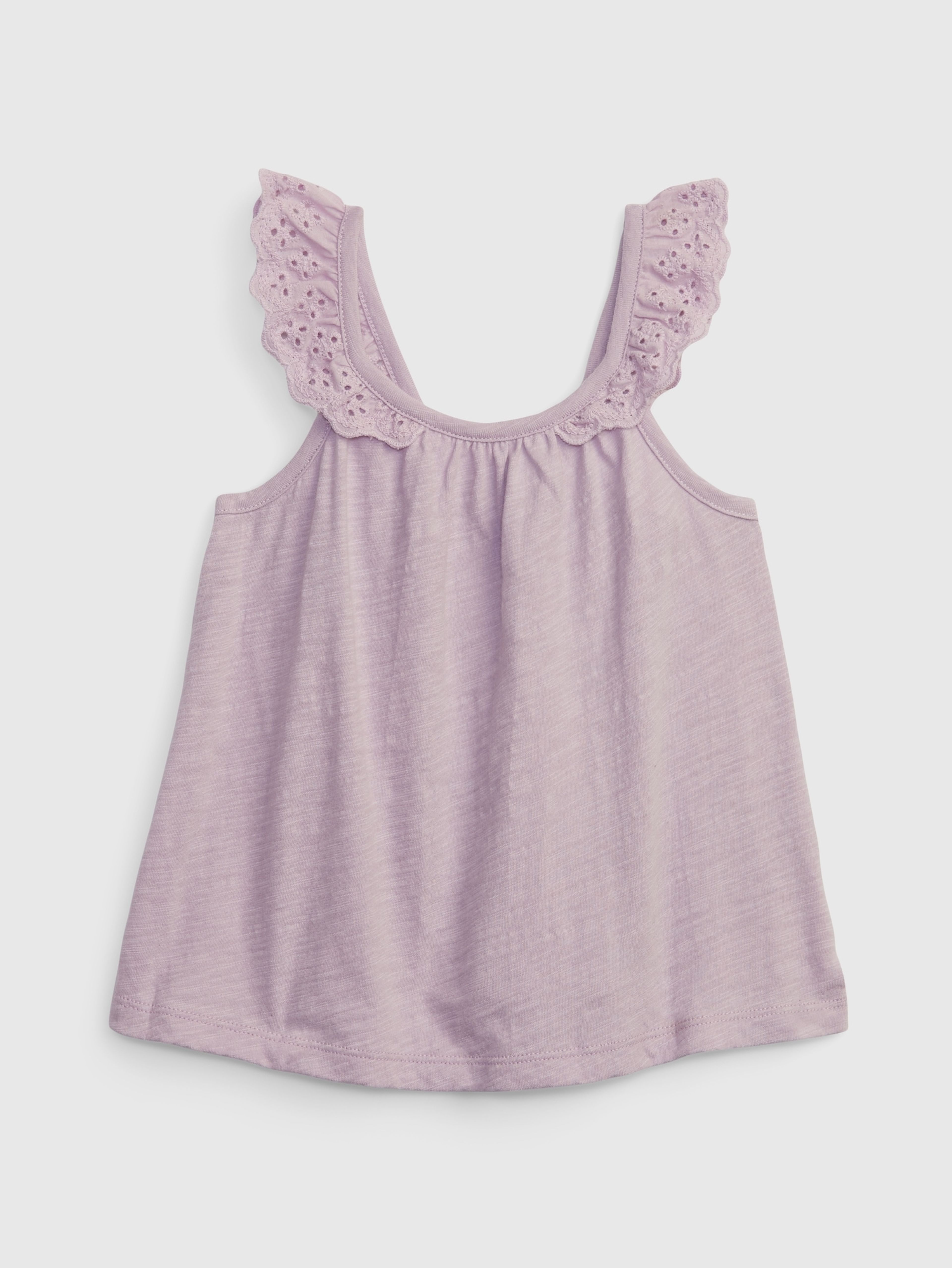 Baby tank top z falbanami