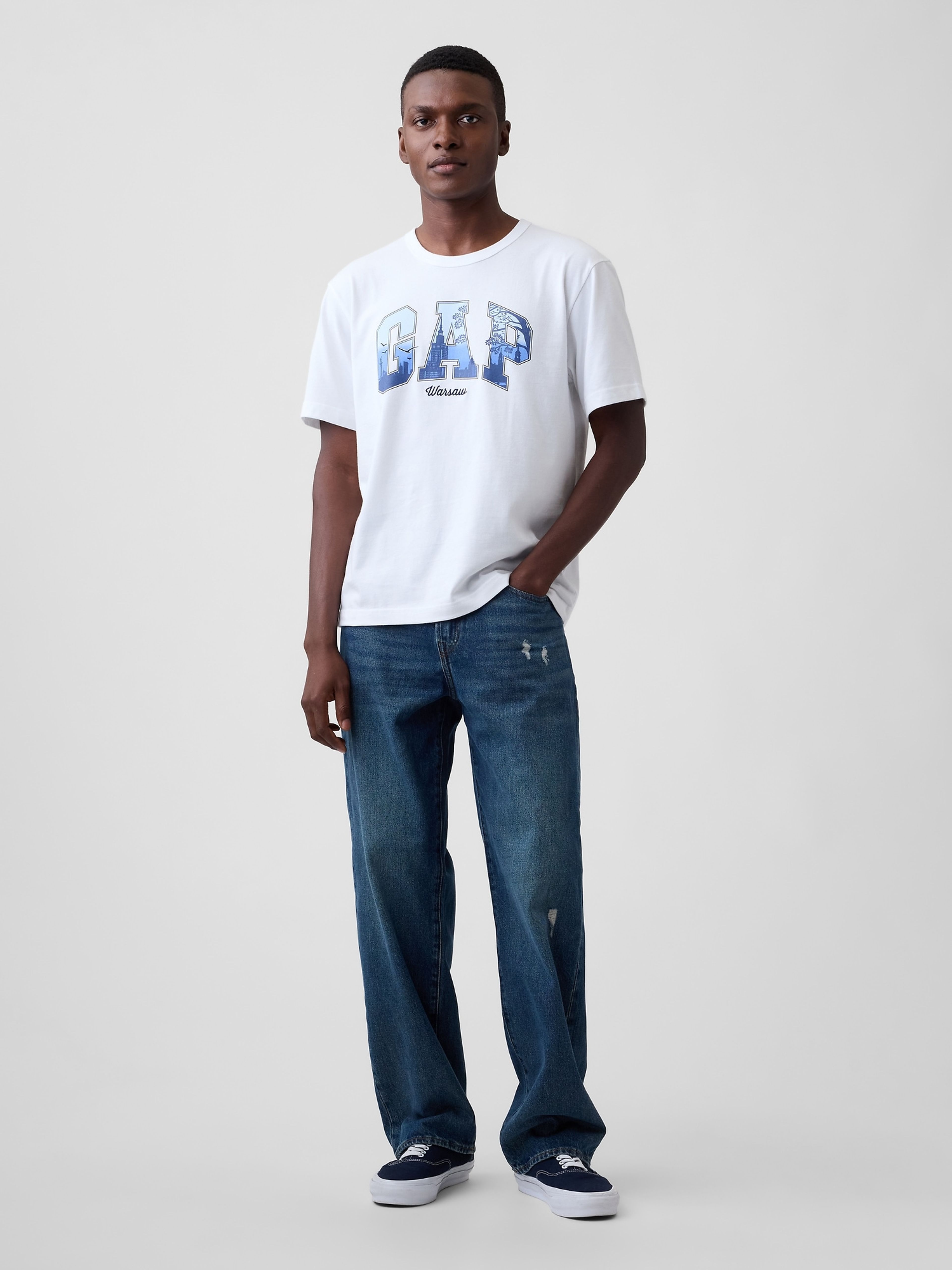 T-shirt Warsaw z logo - 002