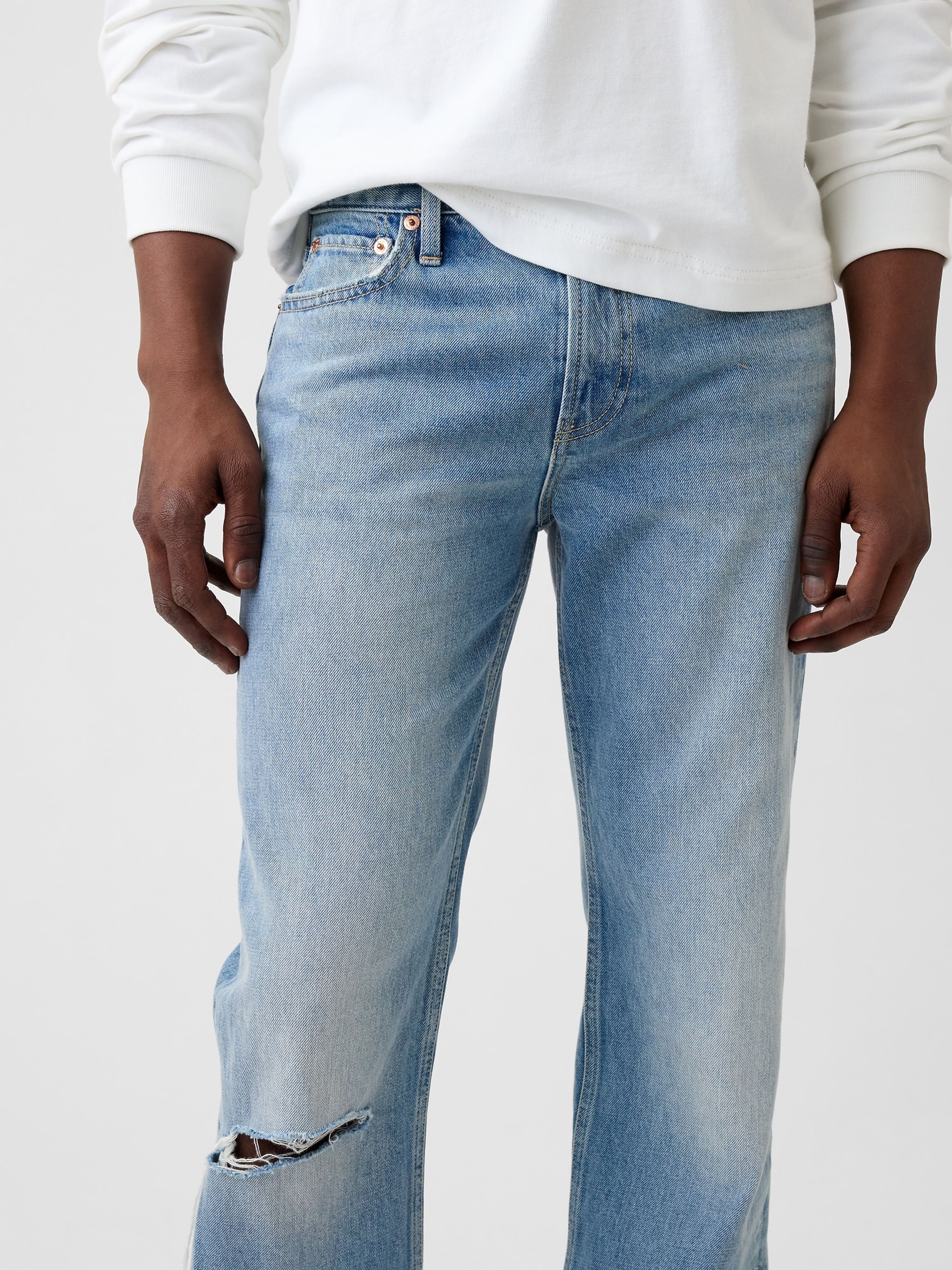 Relaxed Straight Jeans - 006