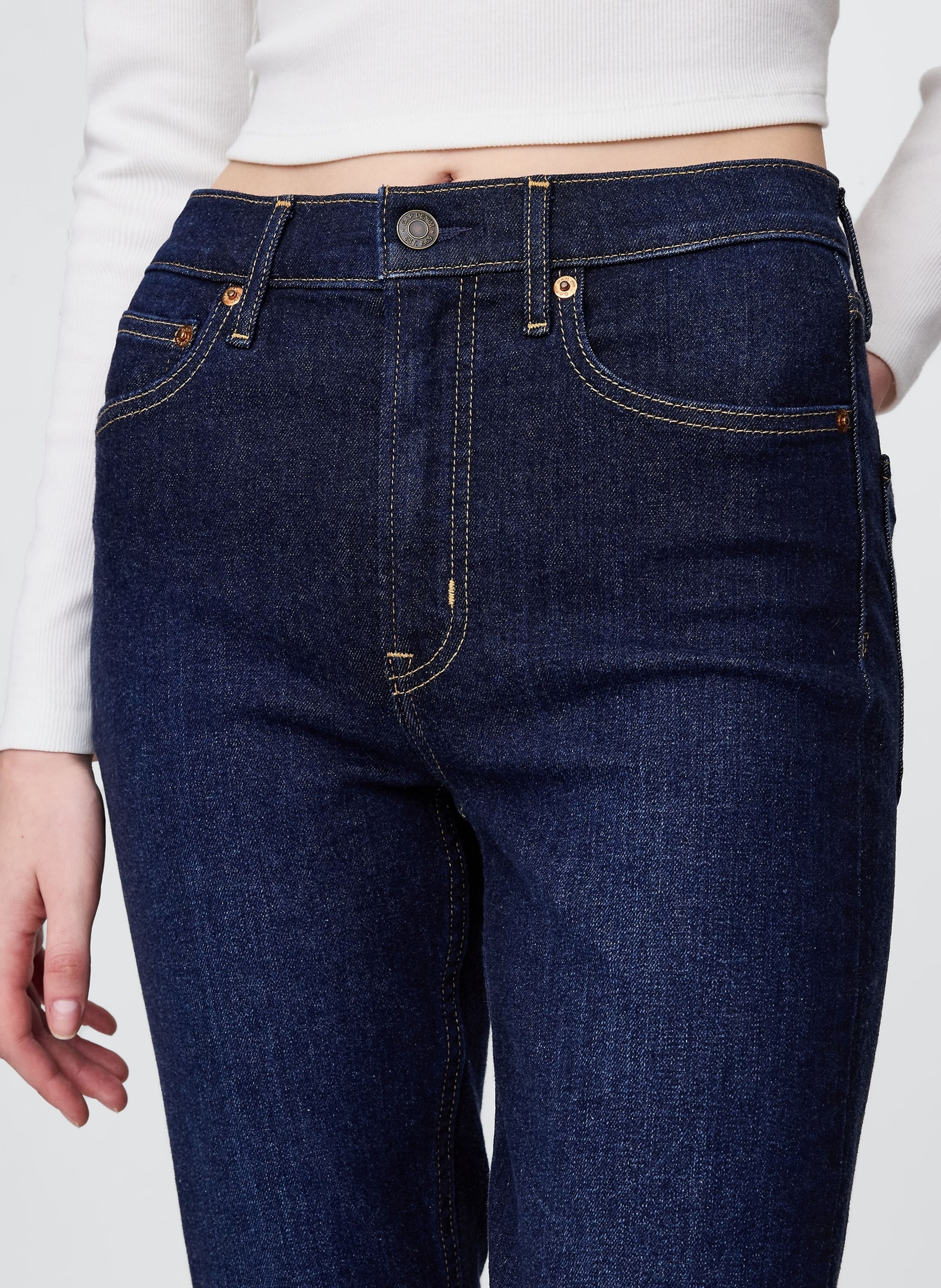 Jeans High Rise Slim Vintage - 005
