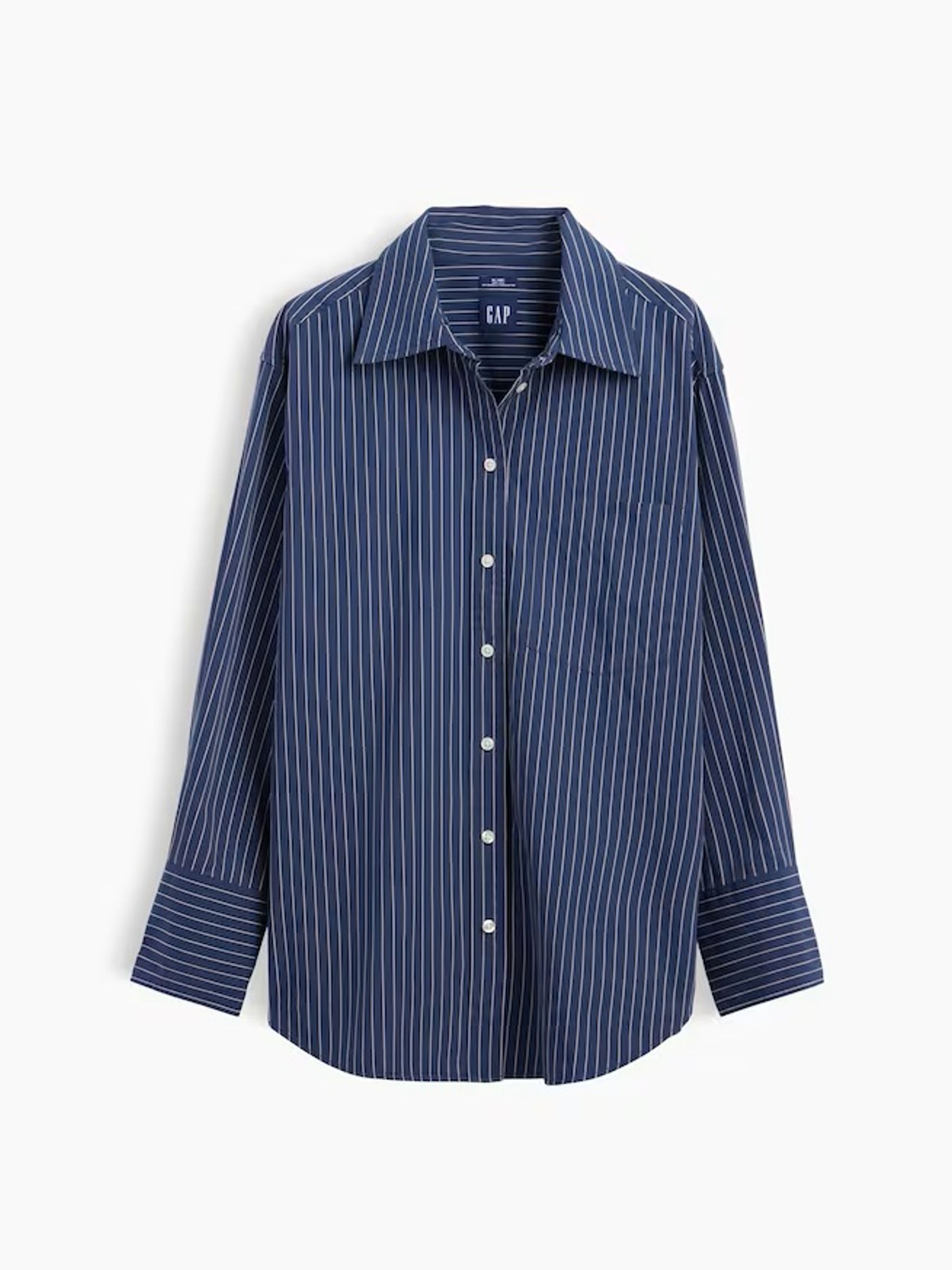 Popelínová oversize košile Big Shirt - 001