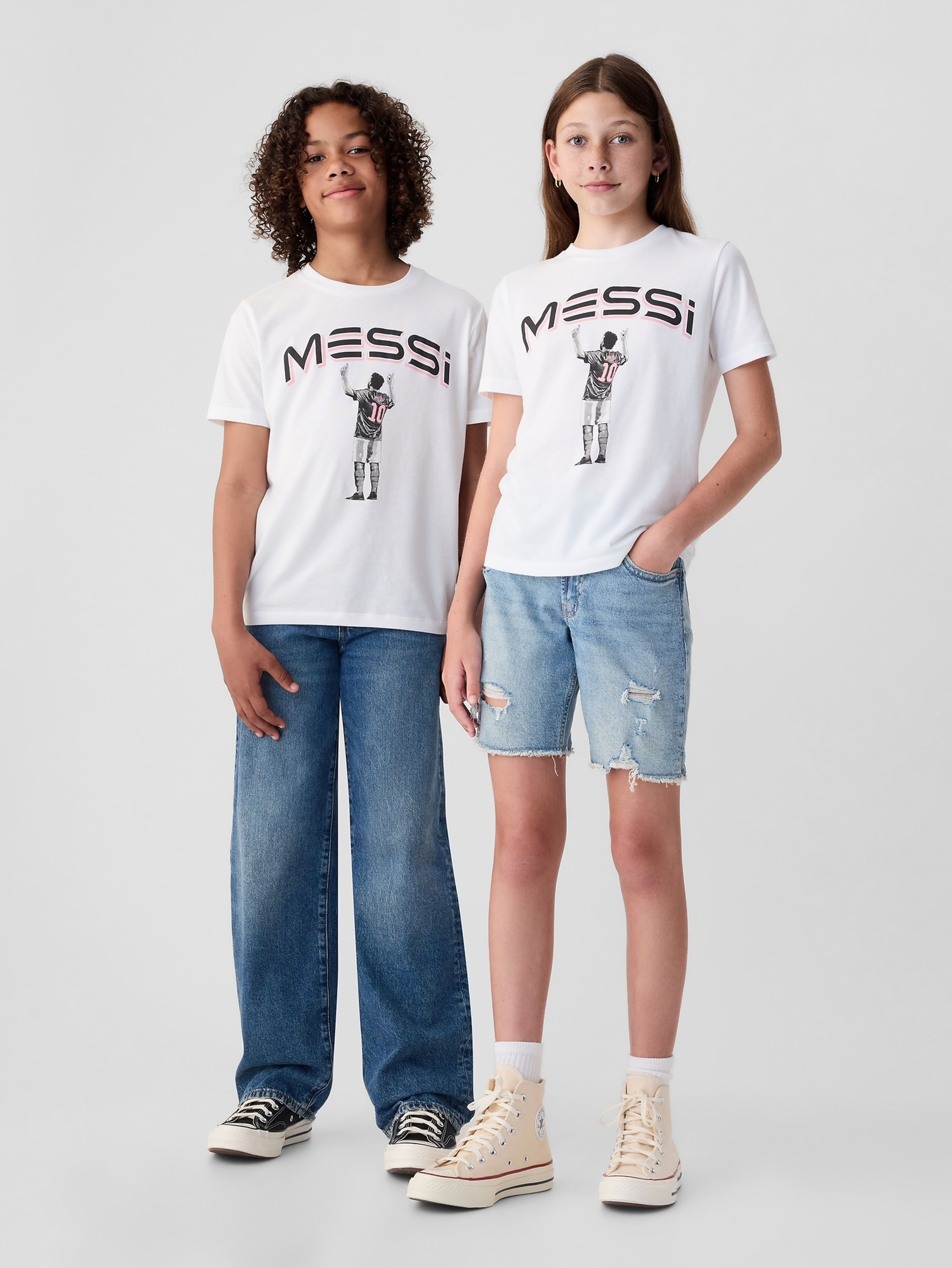 Kinder T-shirt Messi Unisex