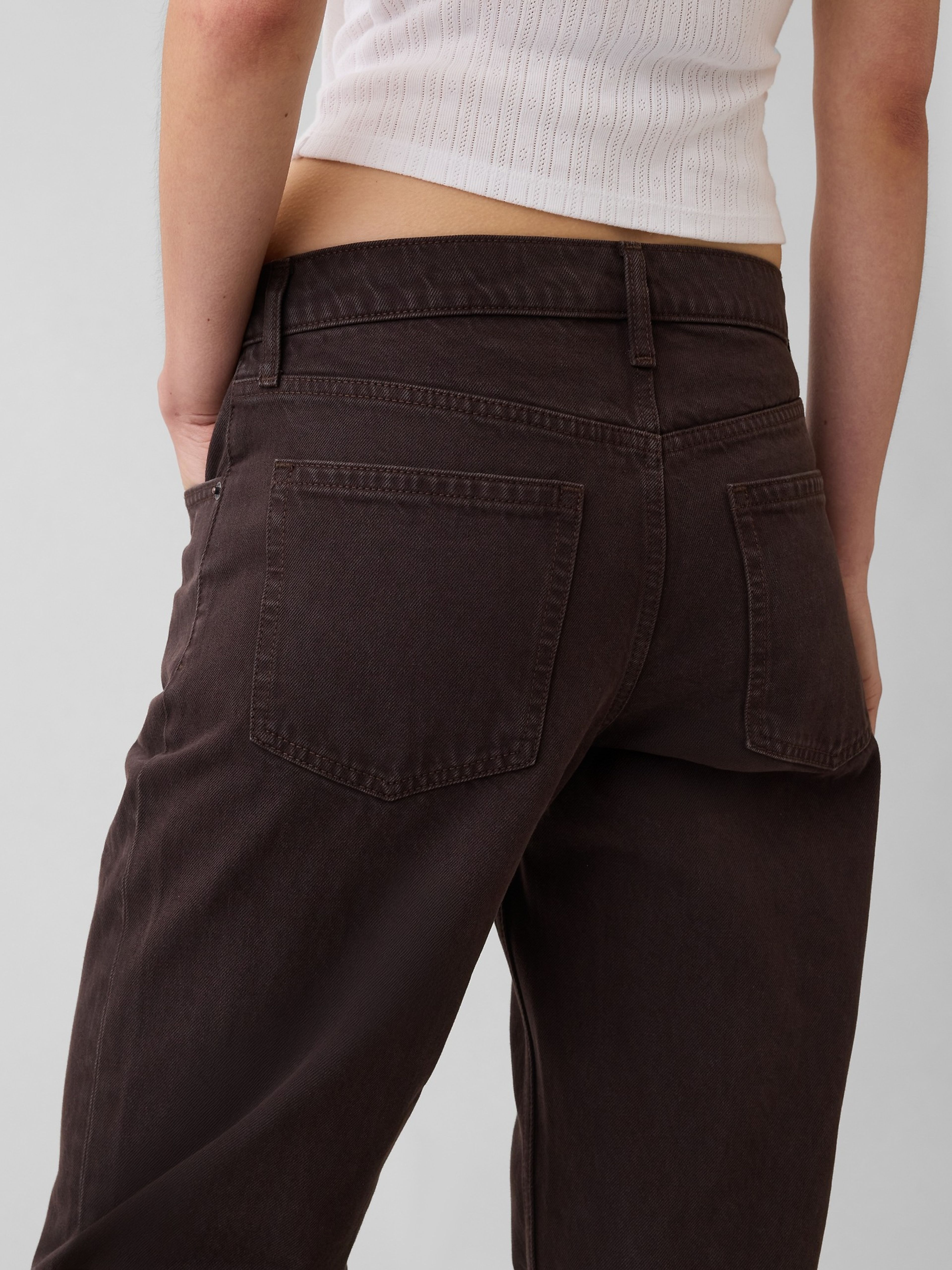 Jean Mid Rise Straight Taper - 005