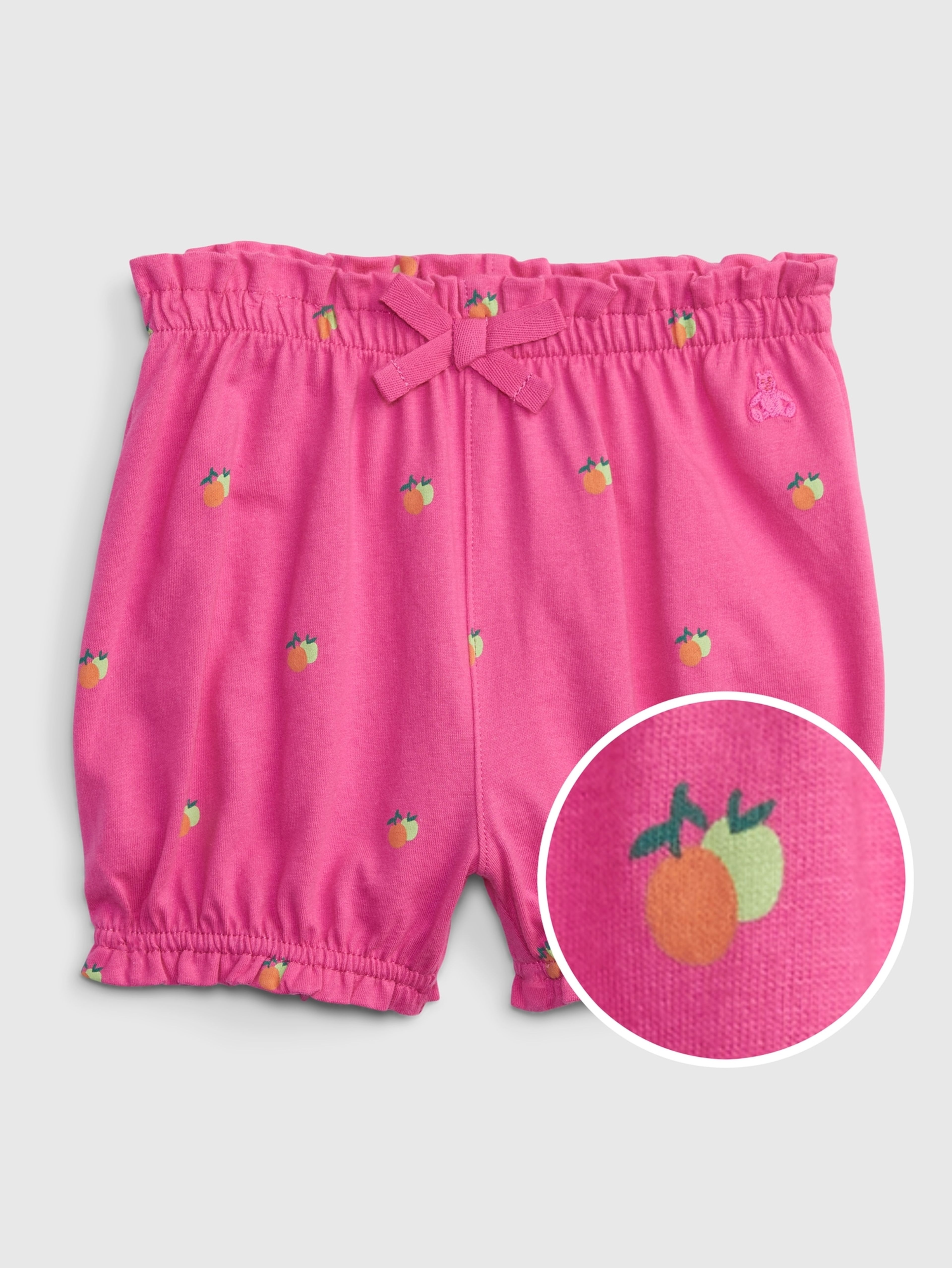 Gemusterte Baby-Shorts organic