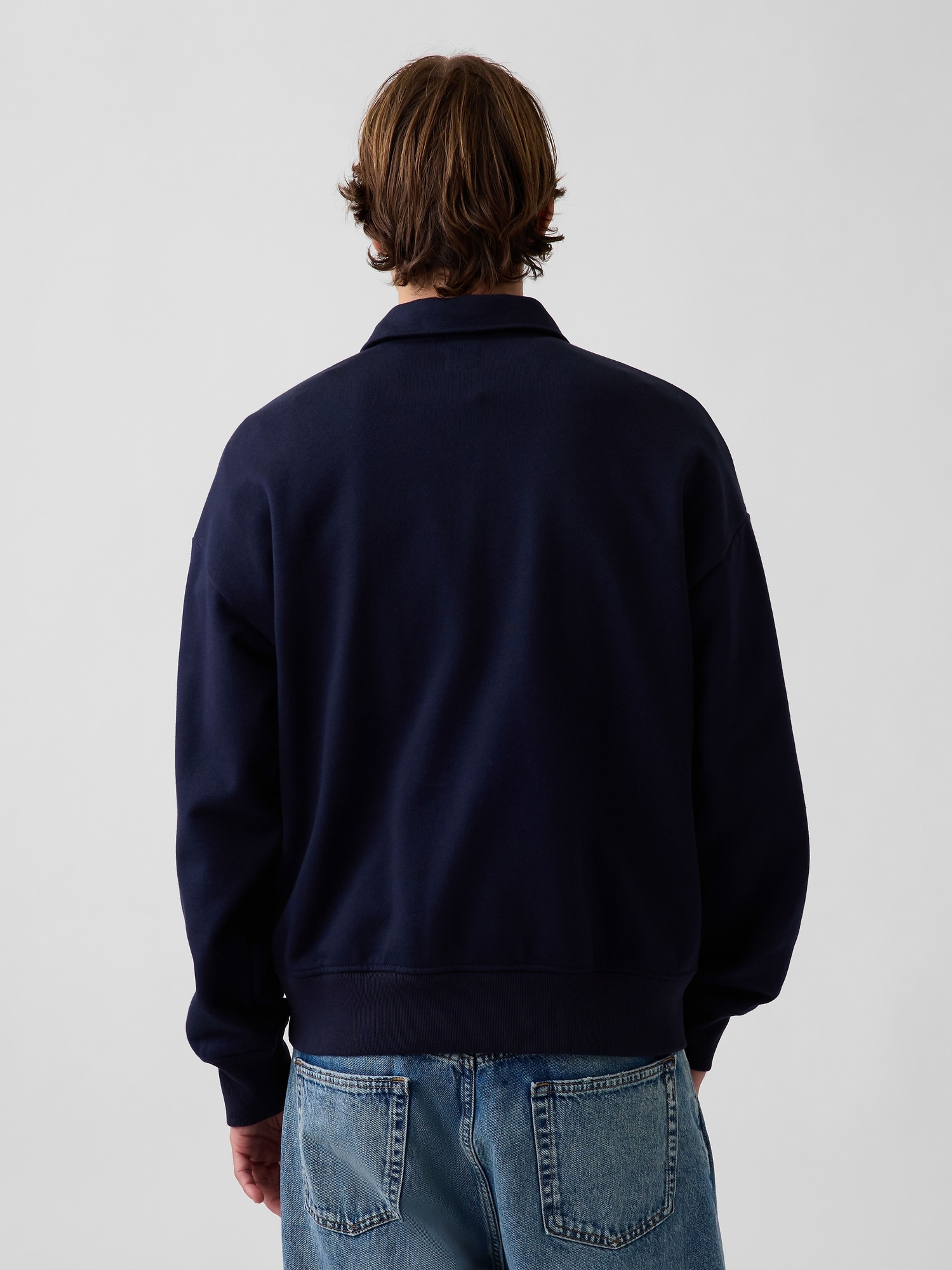 Oversize mikina Heavyweight s logem - 003