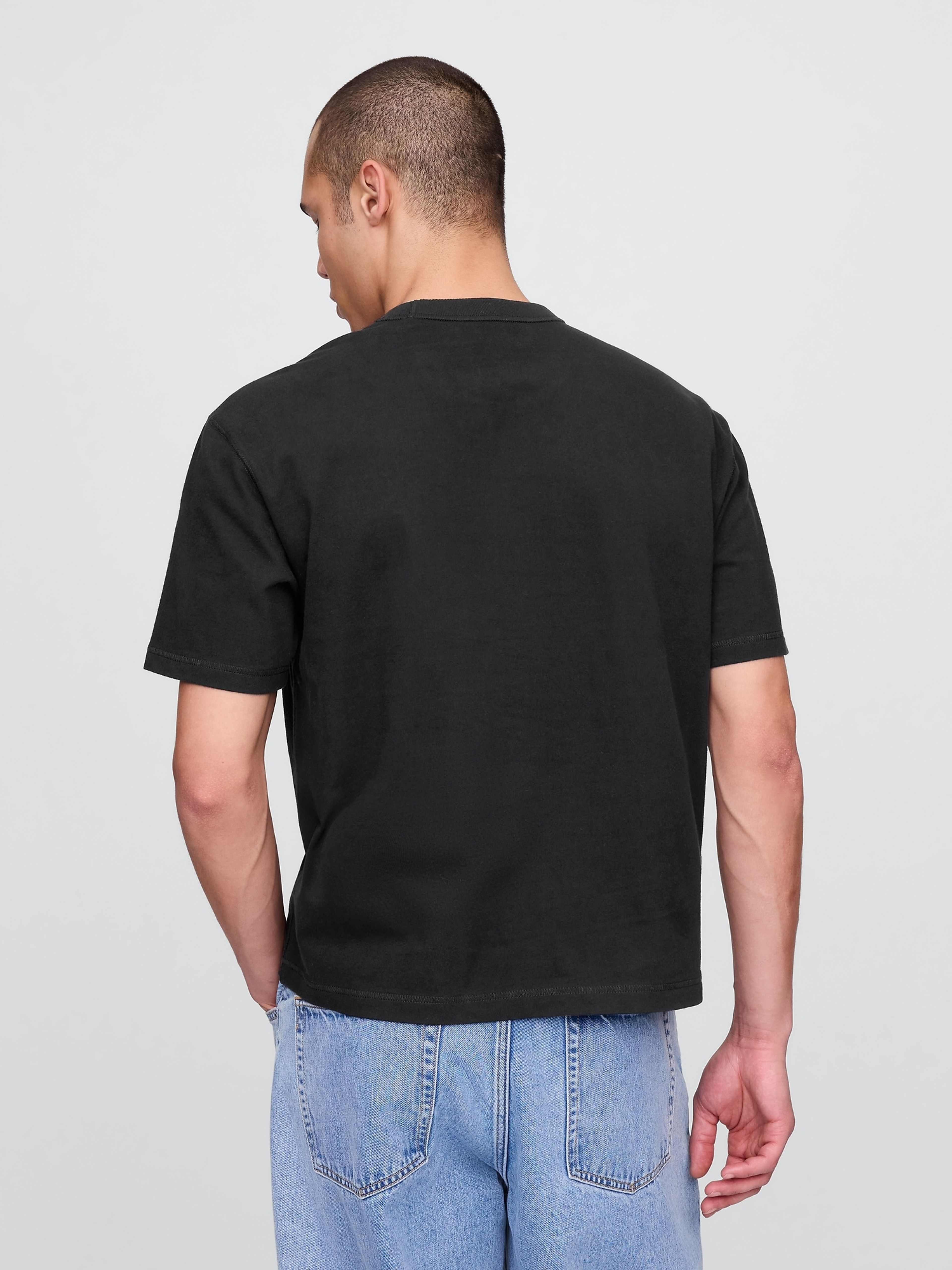 Crop T-shirt Heavyweight unisex - 003