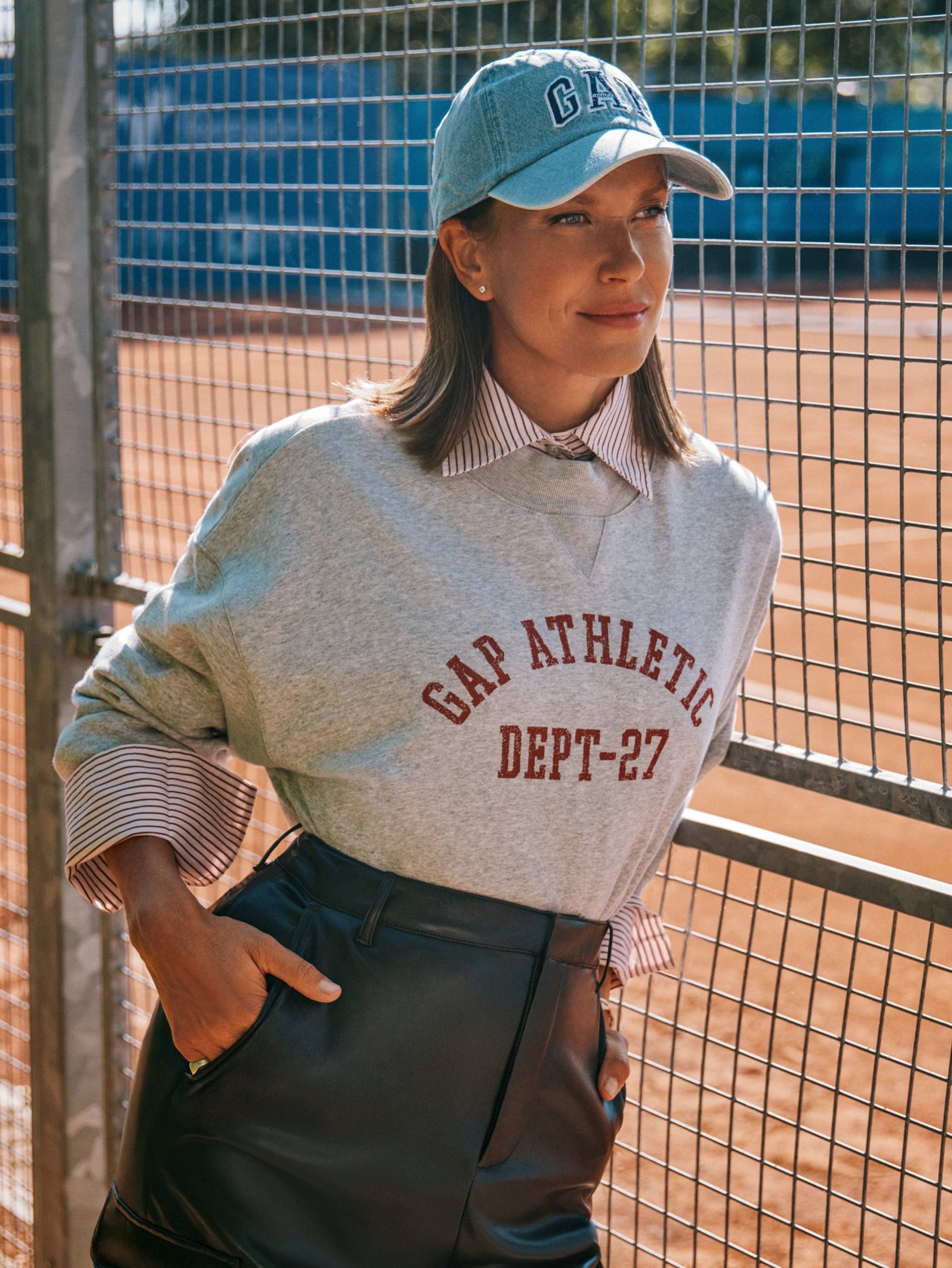 Oversized Sweatshirt mit Logo