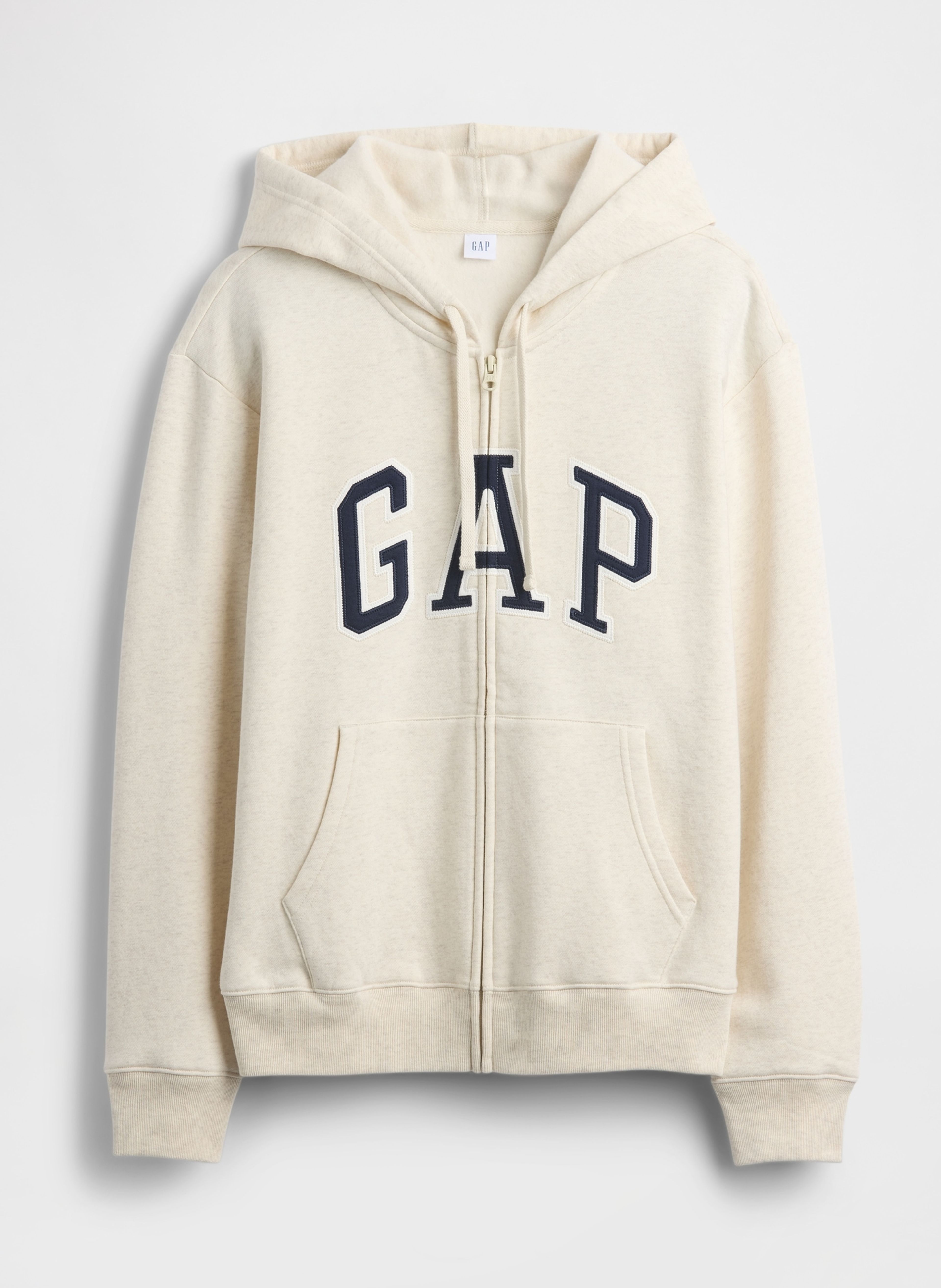 Felpa con zip e logo - 005