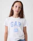 Dziecięcy T-shirt Brannan Bear z logo-Biały - 003