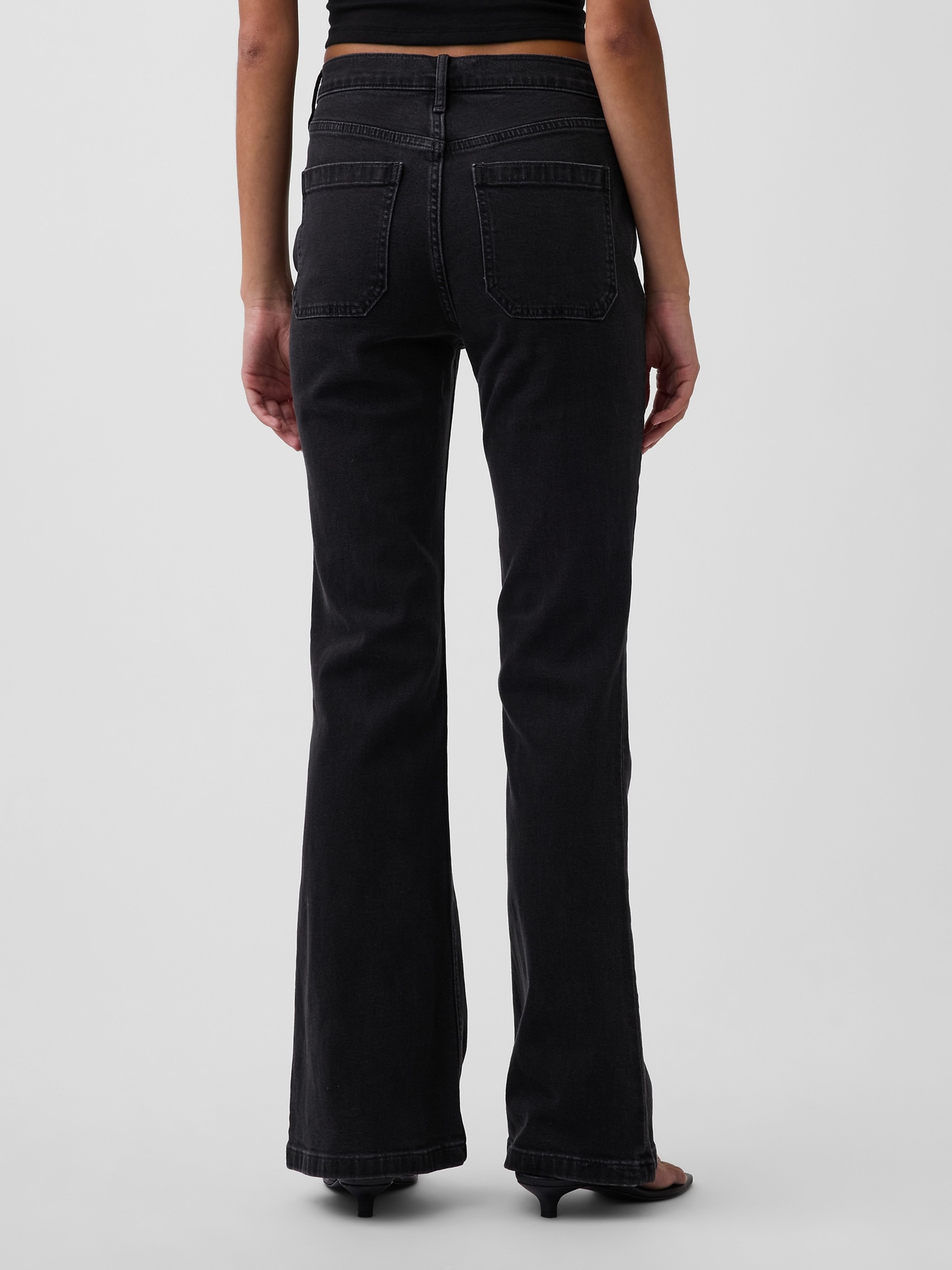 Blugi High Rise 70s Flare - 004