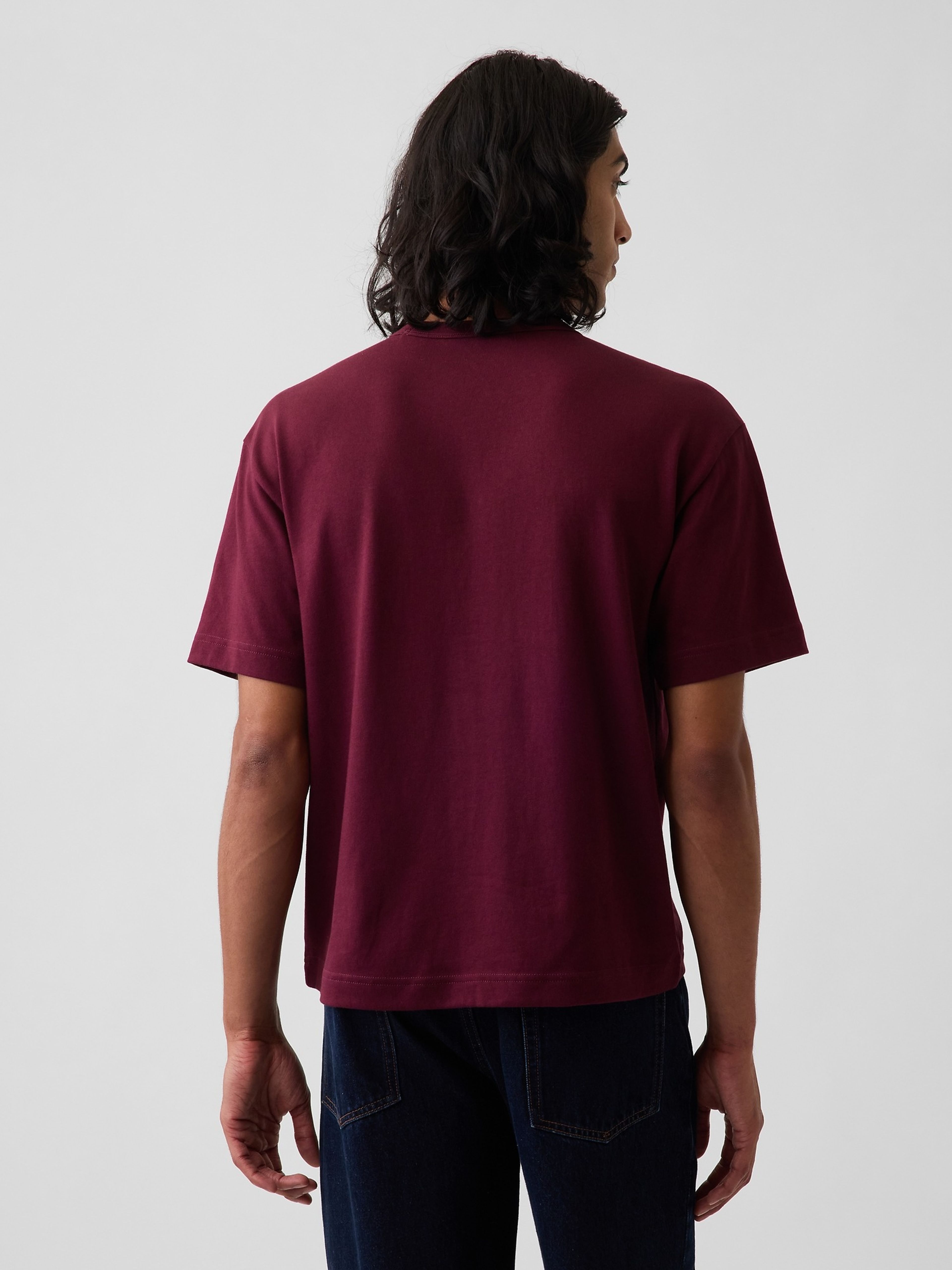 Crop T-shirt Heavyweight z logo - 003