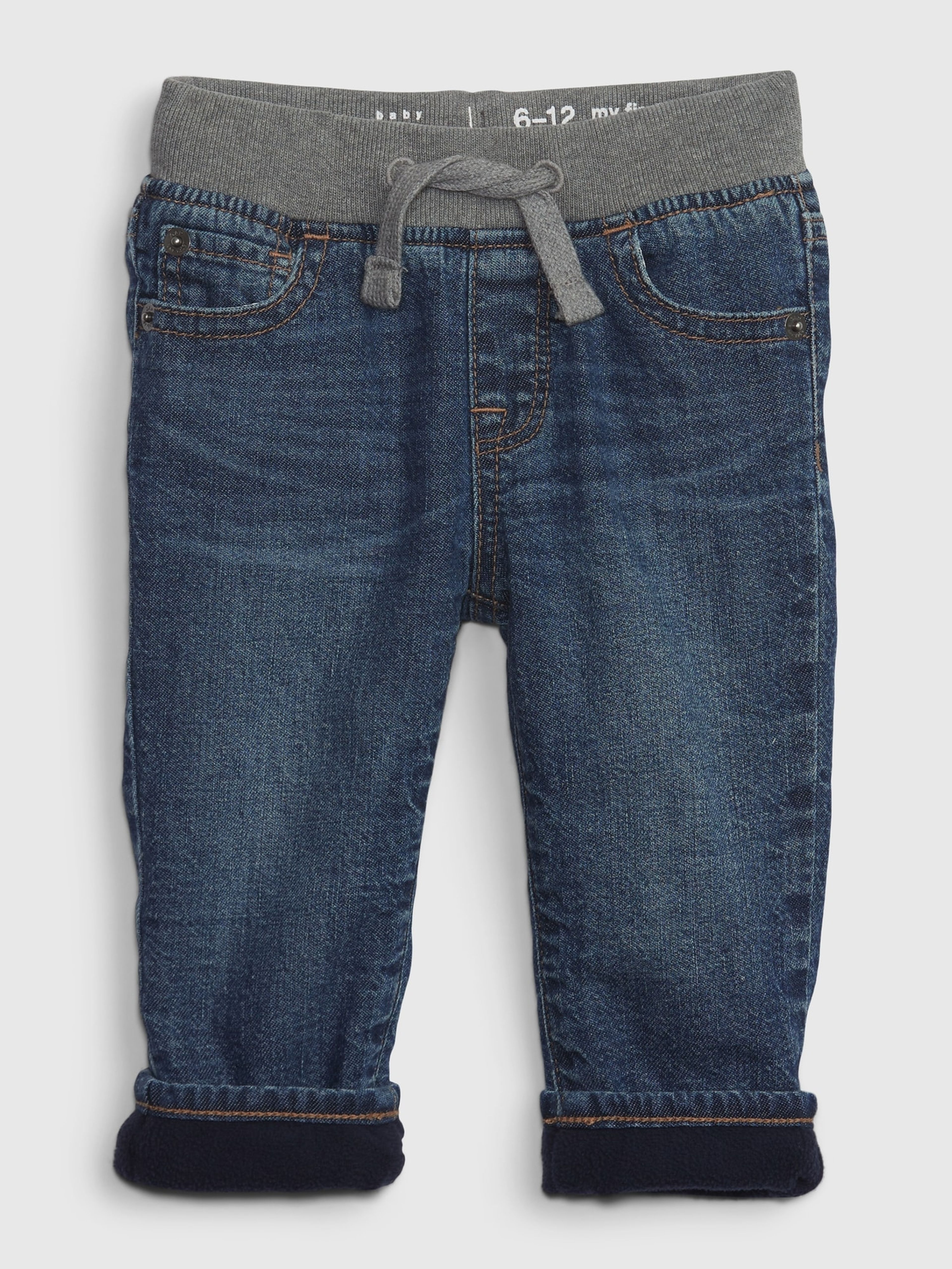 Warme Kinder Jeans Straigh