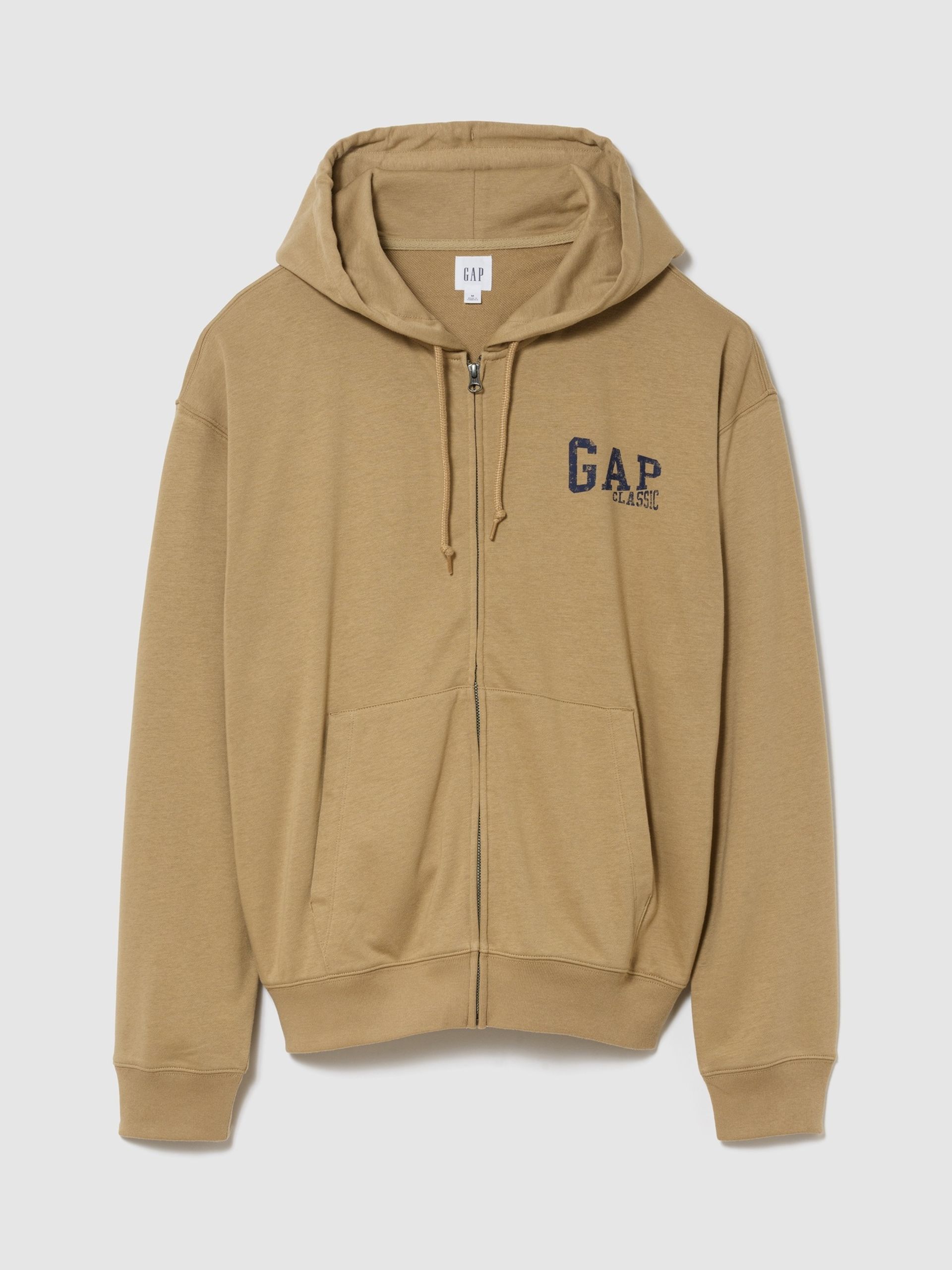 French Terry Hoodie mit Logo - 001