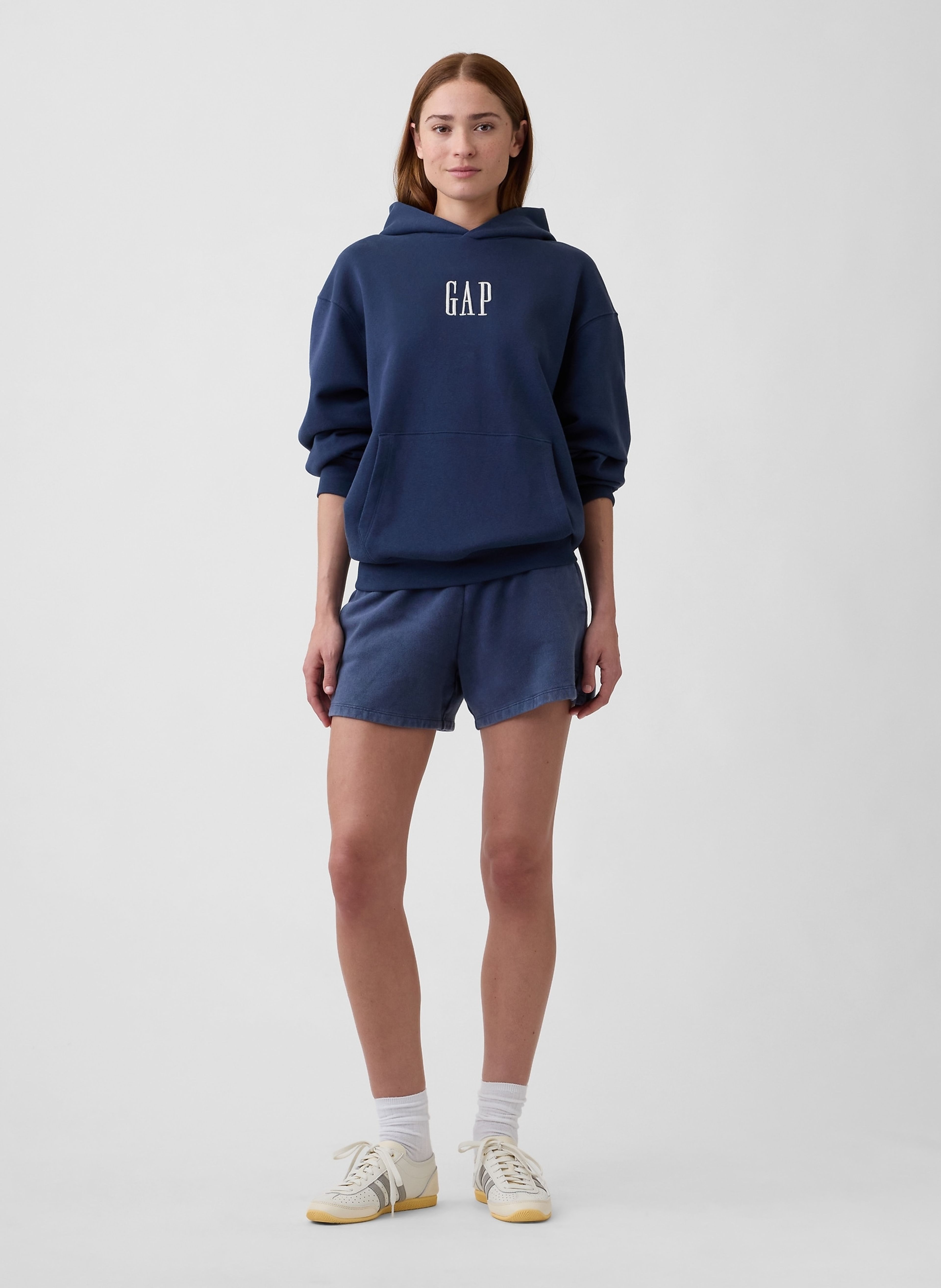 Hanorac oversize VintageSoft unisex cu logo - 005