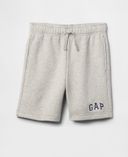 Short bambini con logo-Grigio - 003