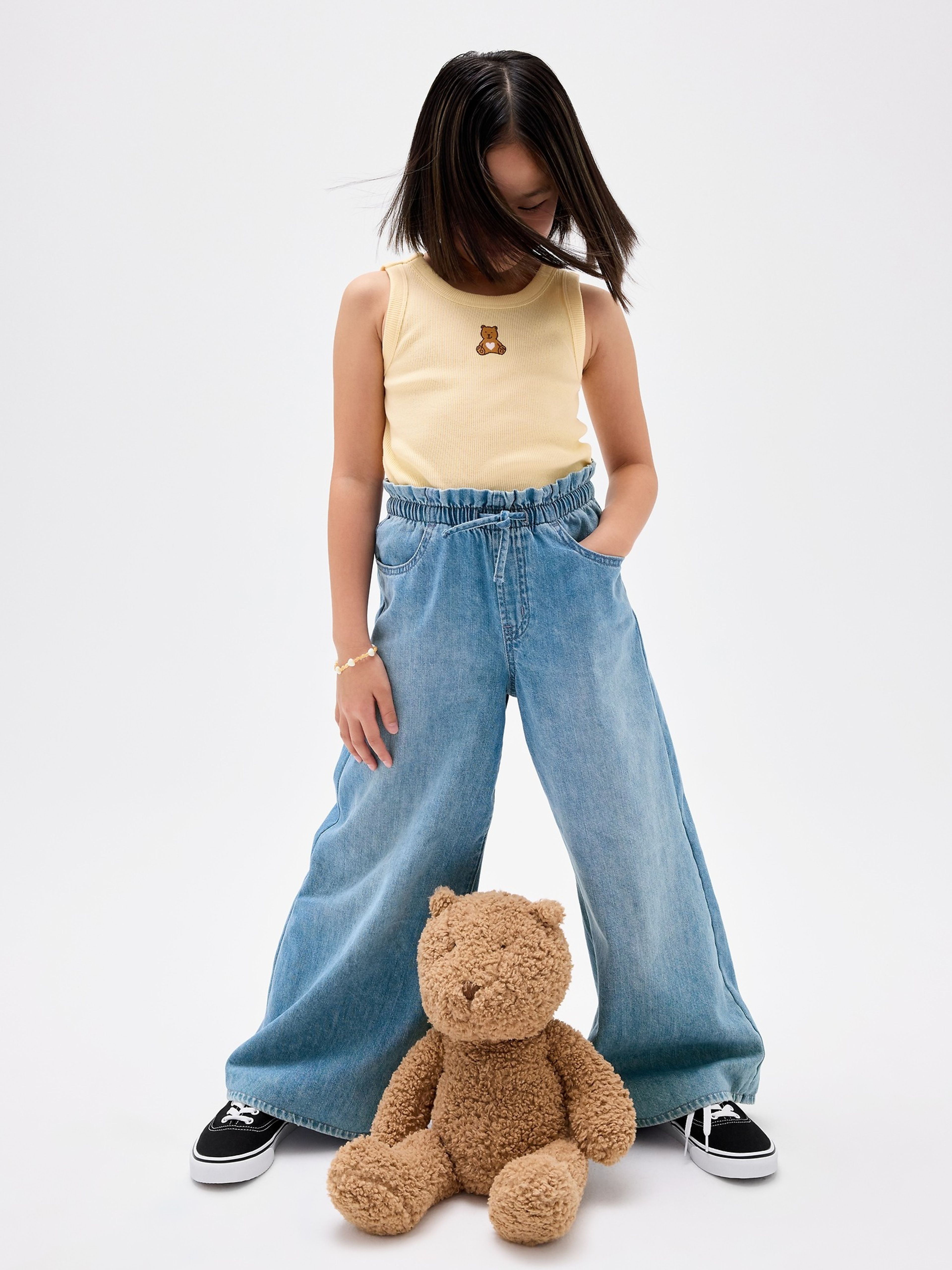 Detské džínsy Mid Rise Pull-On Baggy - 006