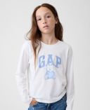Dziecięcy T-shirt z logo-Biały - 002
